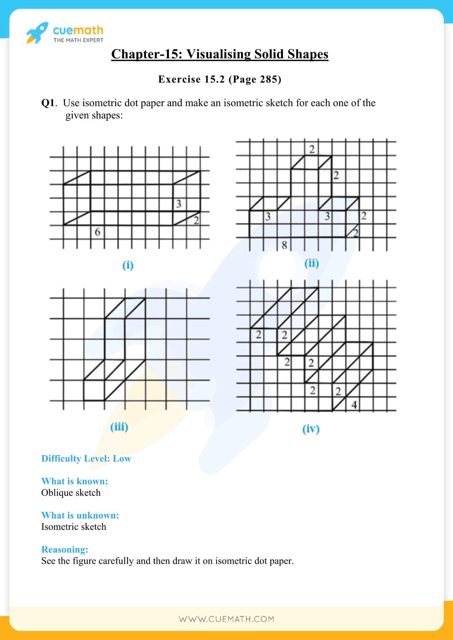 NCERT Solutions Class 7 Math Chapter 15 Visualising Solid Shapes 5