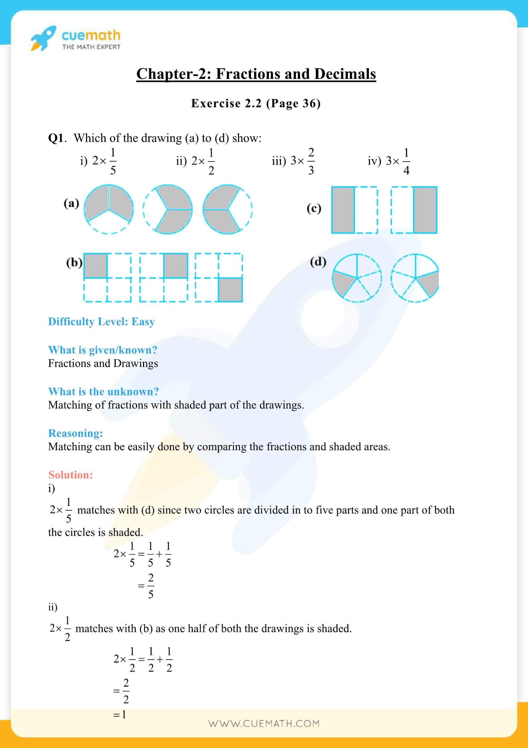 NCERT Solutions Class 7 Maths Chapter 2 Fractions and Decimals