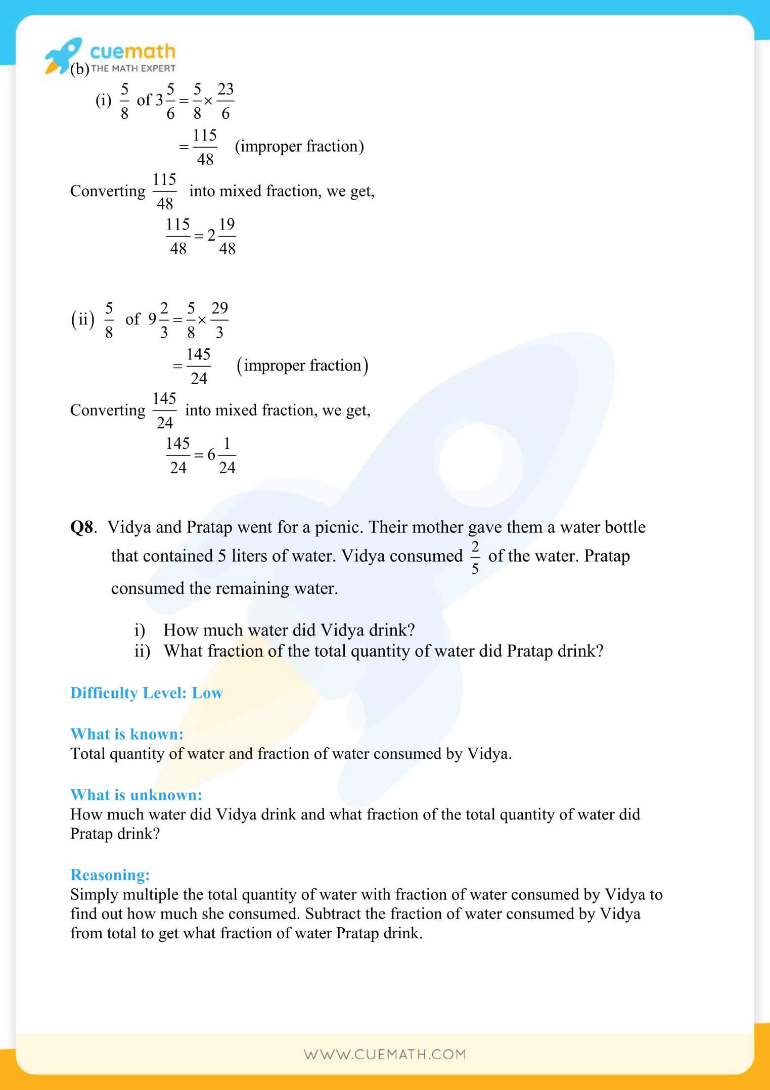 NCERT Solutions Class 7 Math Chapter 2 Fractions And Decimals 19