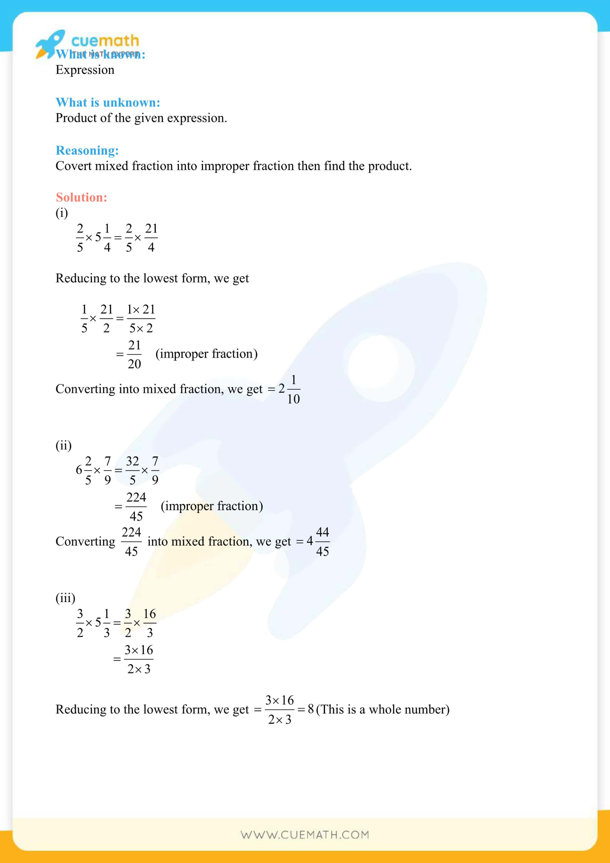 NCERT Solutions Class 7 Math Chapter 2 Fractions And Decimals 24
