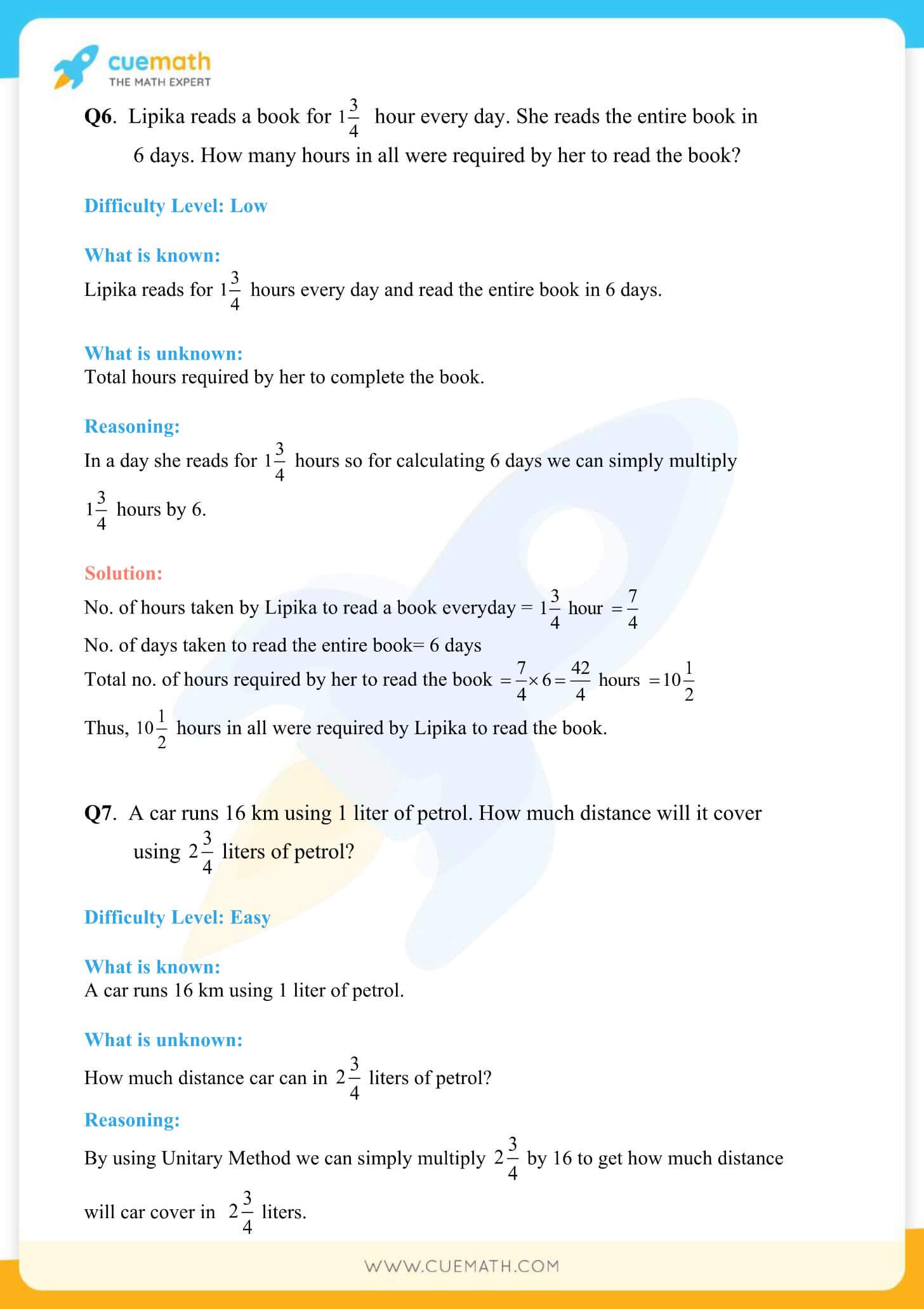NCERT Solutions Class 7 Math Chapter 2 Fractions And Decimals 28