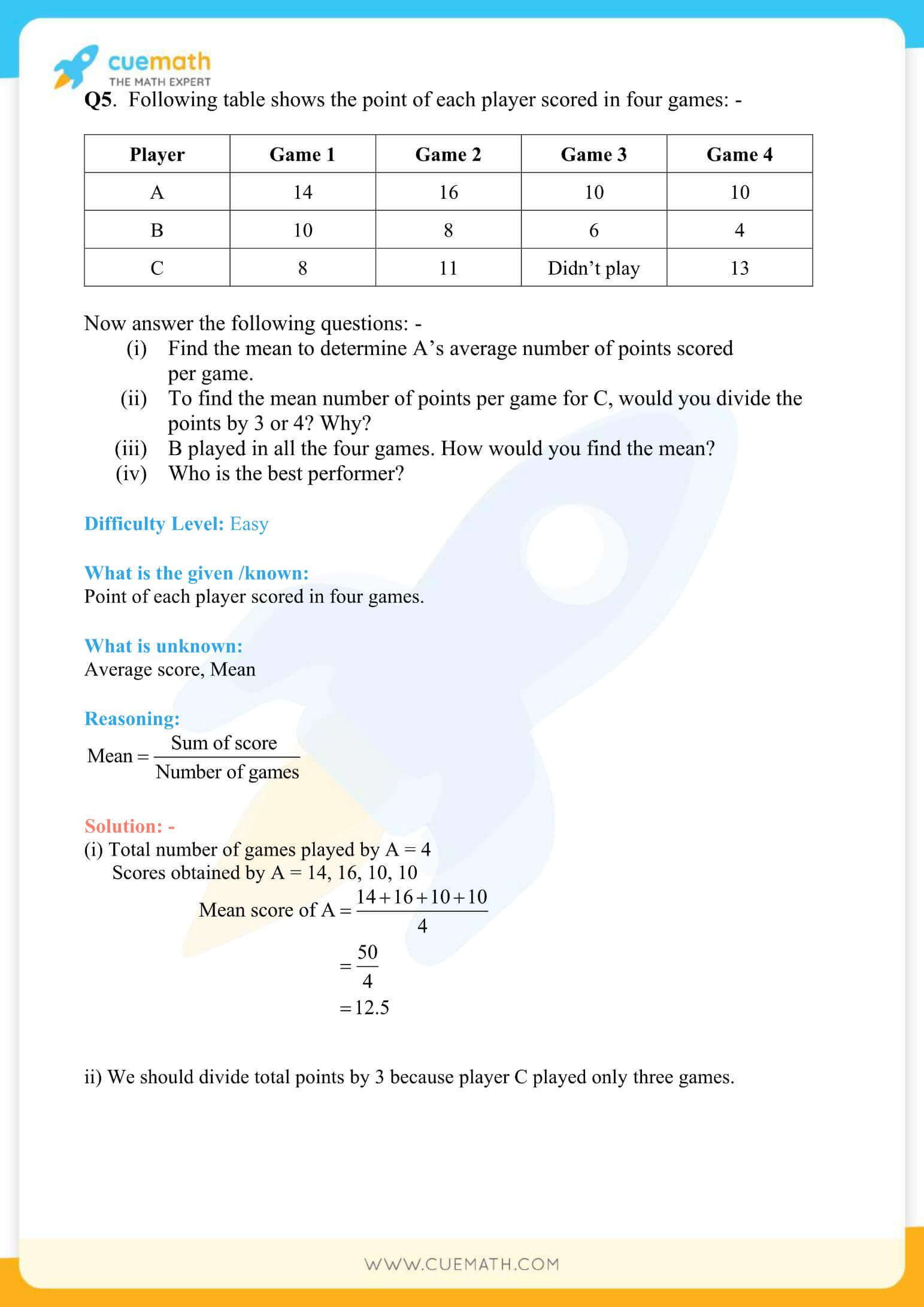 NCERT Solutions Class 7 Math Chapter 3 Exercise 3.1 4