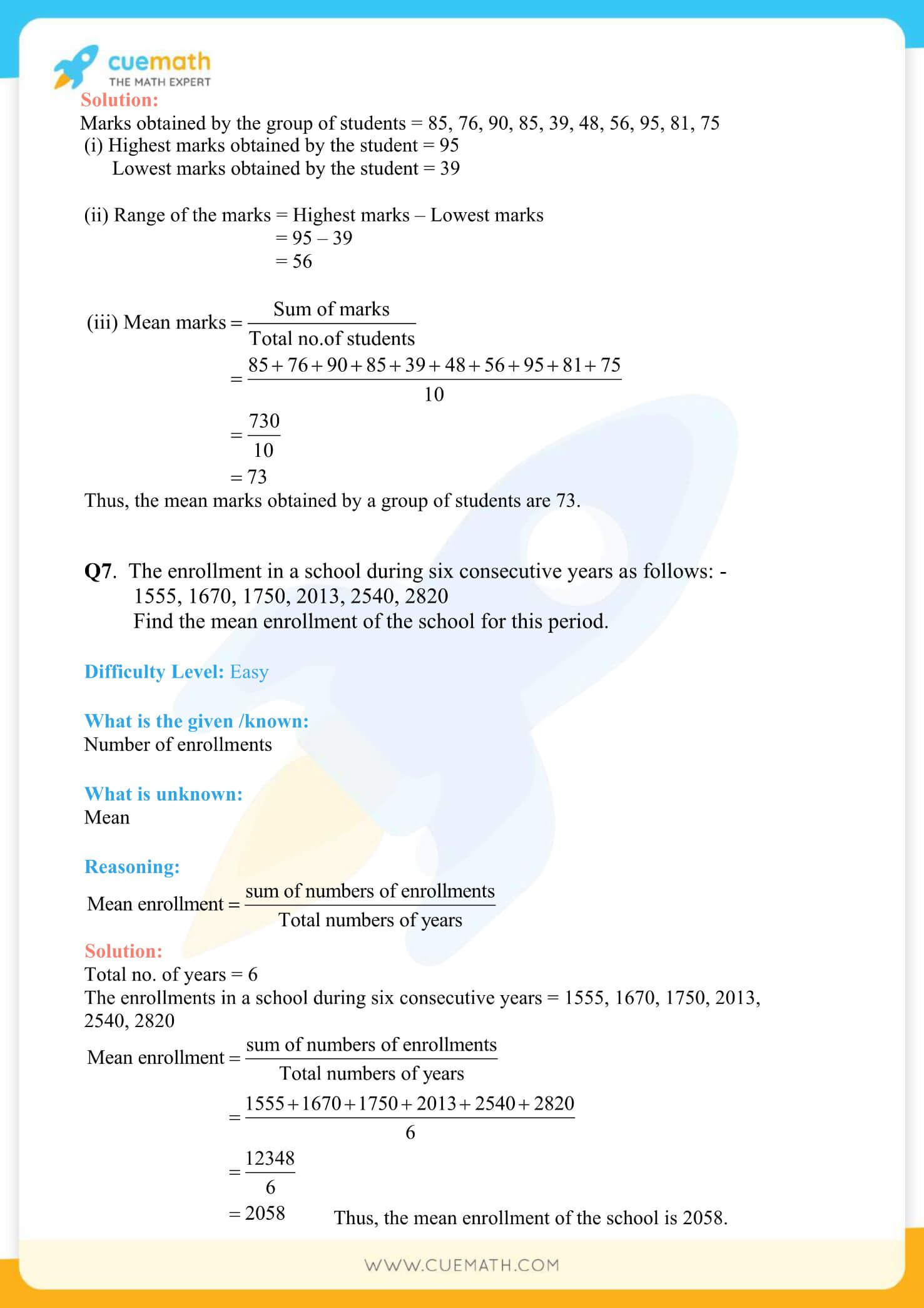 NCERT Solutions Class 7 Math Chapter 3 Data Handling 6