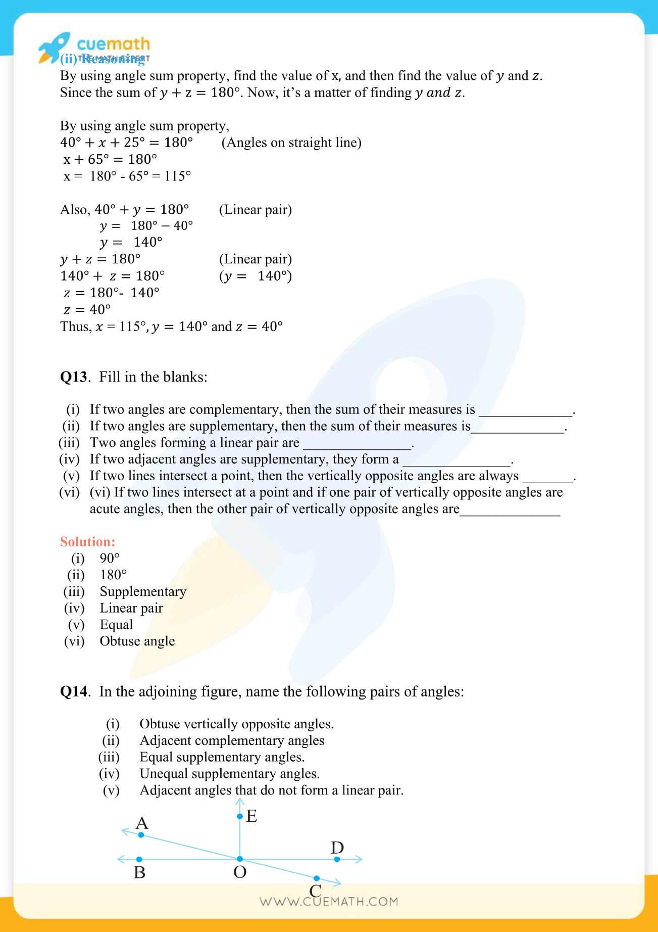 NCERT Solutions Class 7 Math Chapter 5 Lines And Angles 7