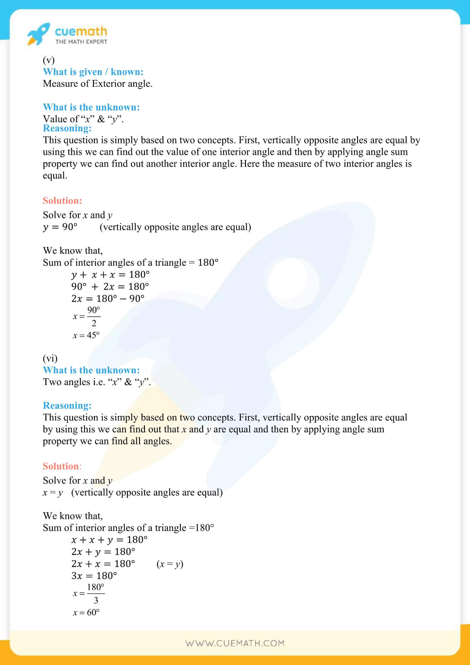 NCERT Solutions Class 7 Math Chapter 6 The Triangle And Its Properties 11