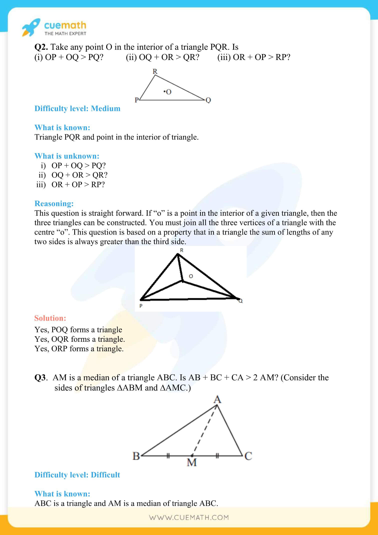 NCERT Solutions Class 7 Math Chapter 6 The Triangle And Its Properties 14