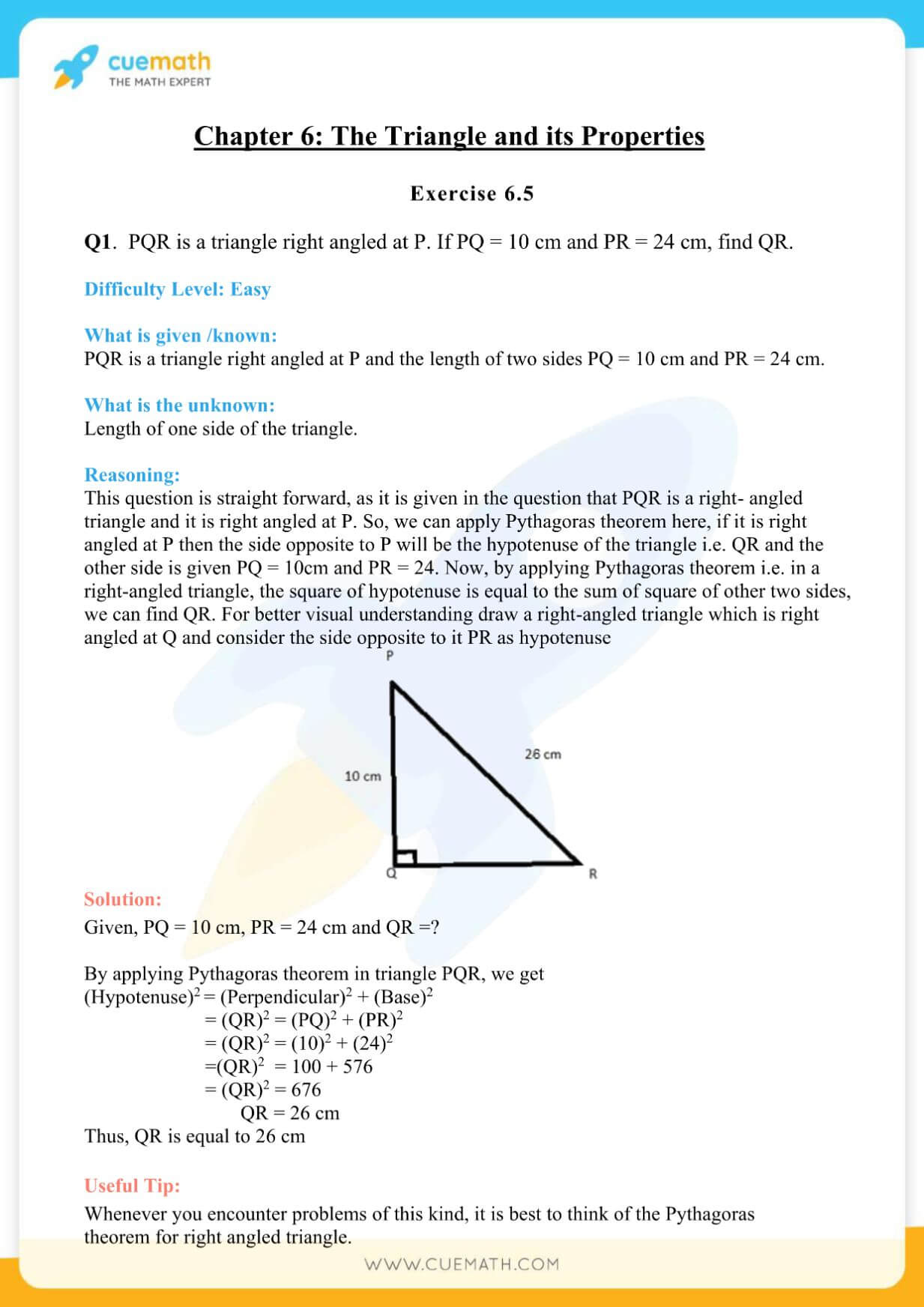 NCERT Solutions Class 7 Math Chapter 6 The Triangle And Its Properties 19