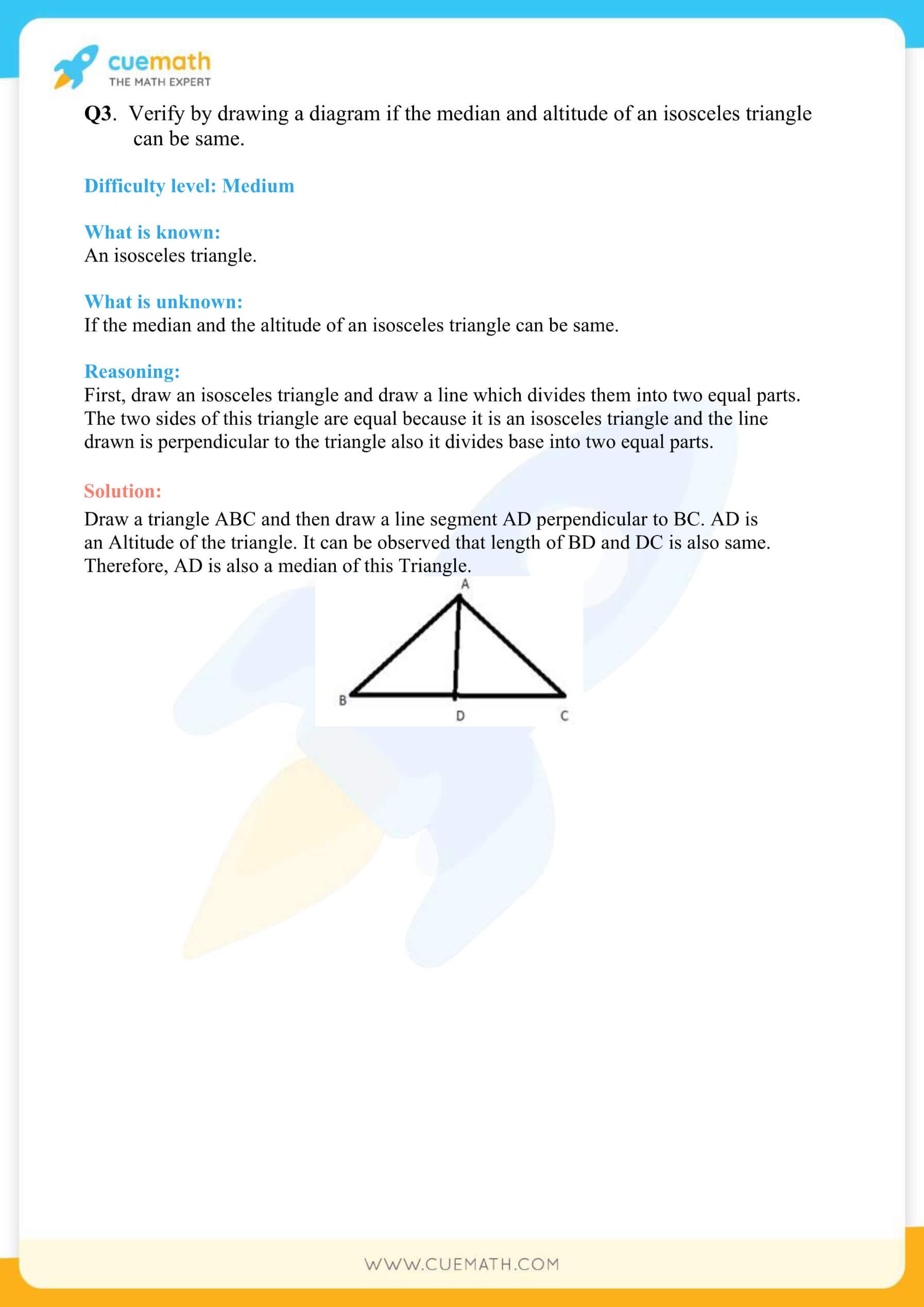 NCERT Solutions Class 7 Math Chapter 6 The Triangle And Its Properties 3