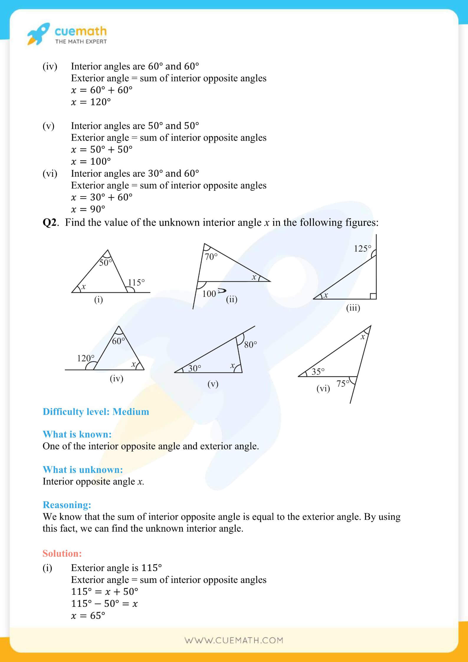 NCERT Solutions Class 7 Math Chapter 6 Exercise 6.2 5