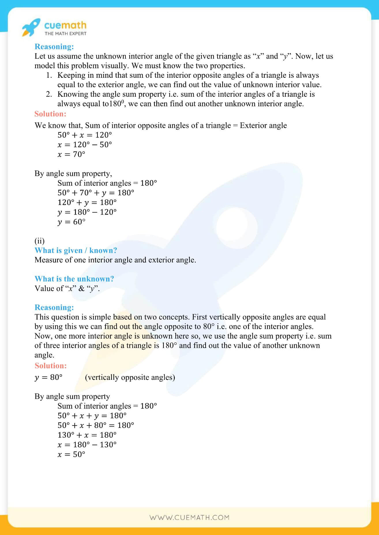 NCERT Solutions Class 7 Math Chapter 6 The Triangle And Its Properties 9