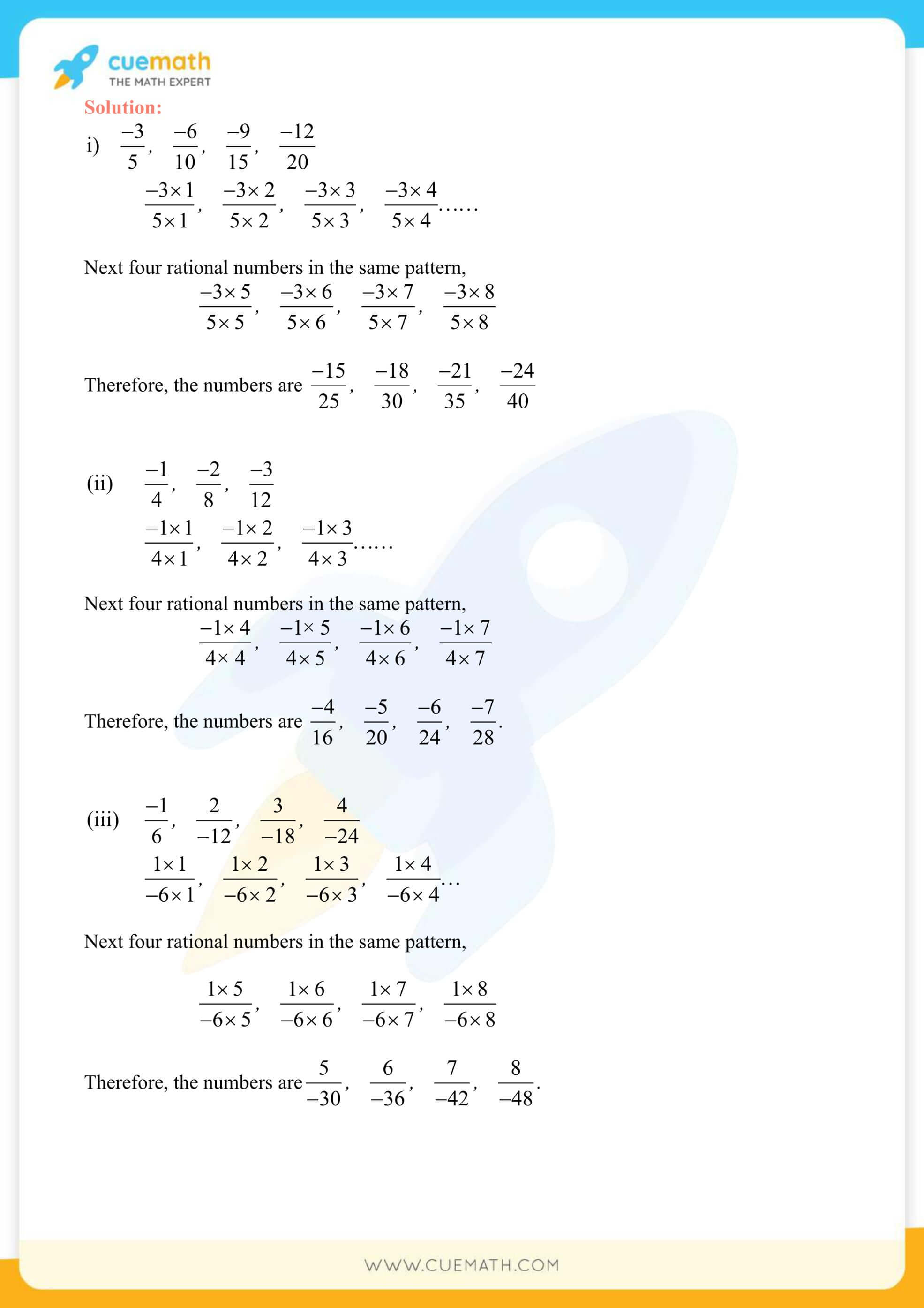 NCERT Solutions Class 7 Math Chapter 9 Rational Numbers 4