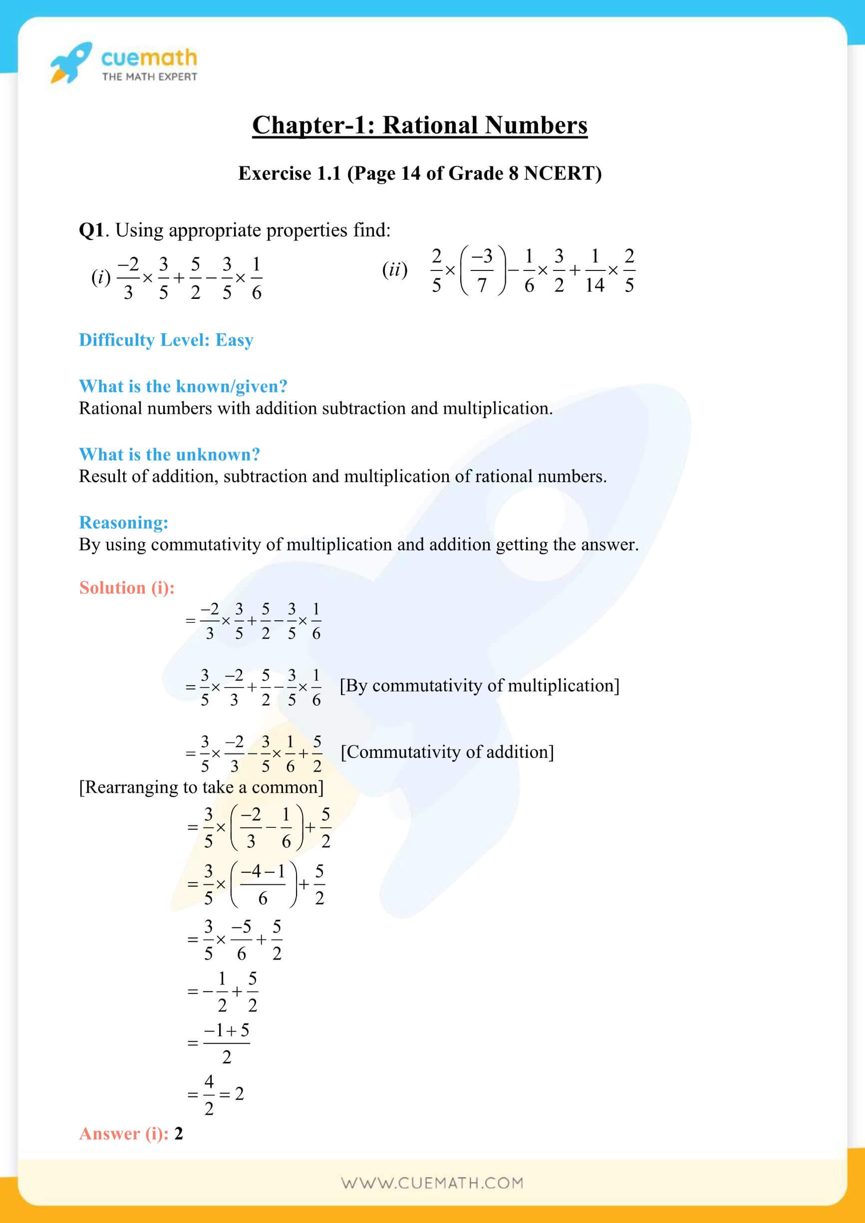Class 8 Maths Rational Numbers Worksheet Pin On Galaxy Education 