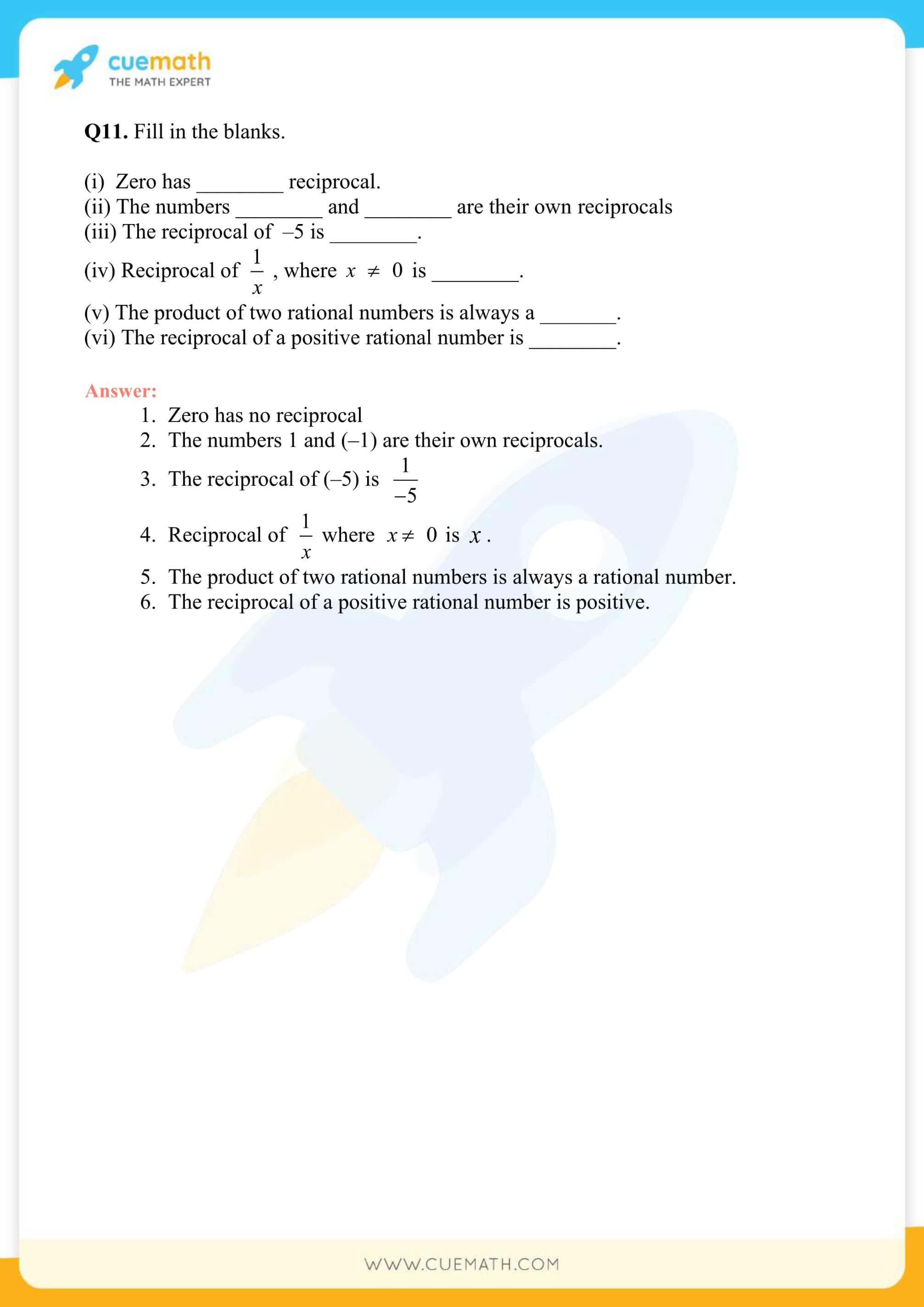 NCERT Solutions Class 8 Math Chapter 1 Exercise 1.1 10