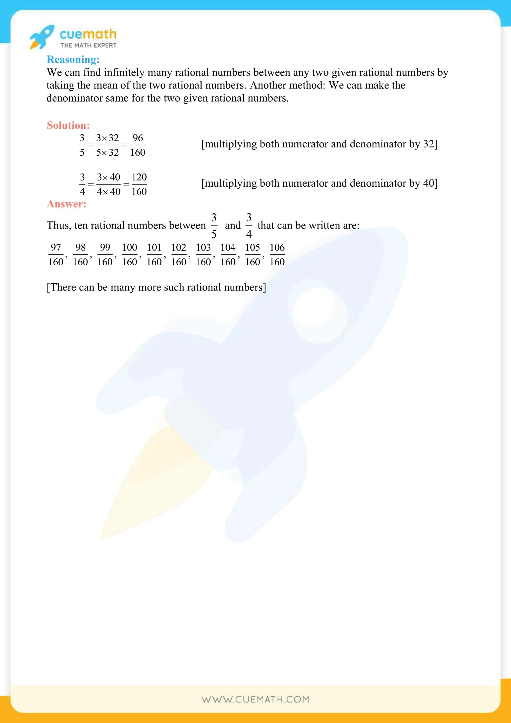 NCERT Solutions Class 8 Math Chapter 1 Rational Numbers 16