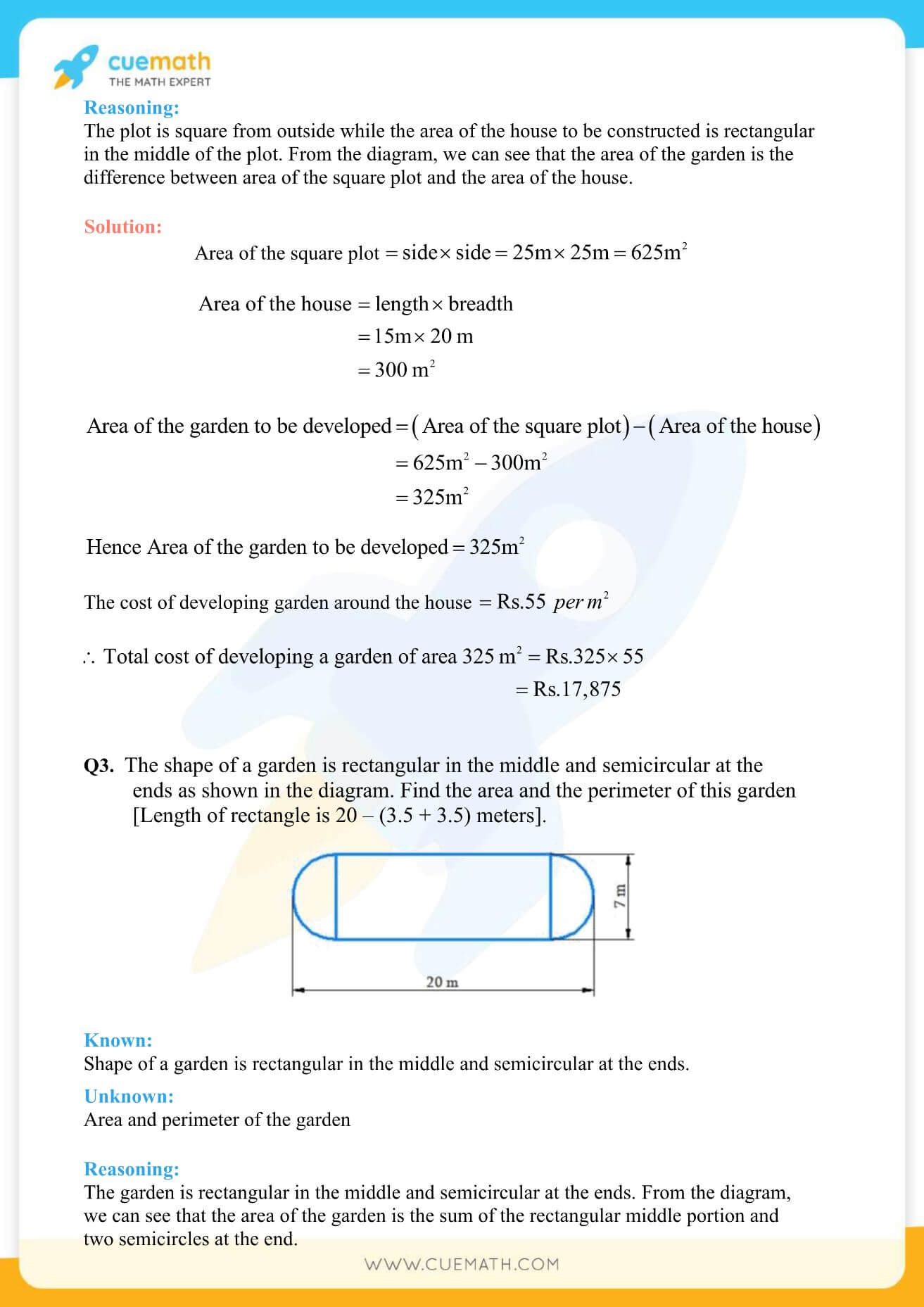 NCERT Solutions Class 8 Math Chapter 11 Exercise 11.1 3