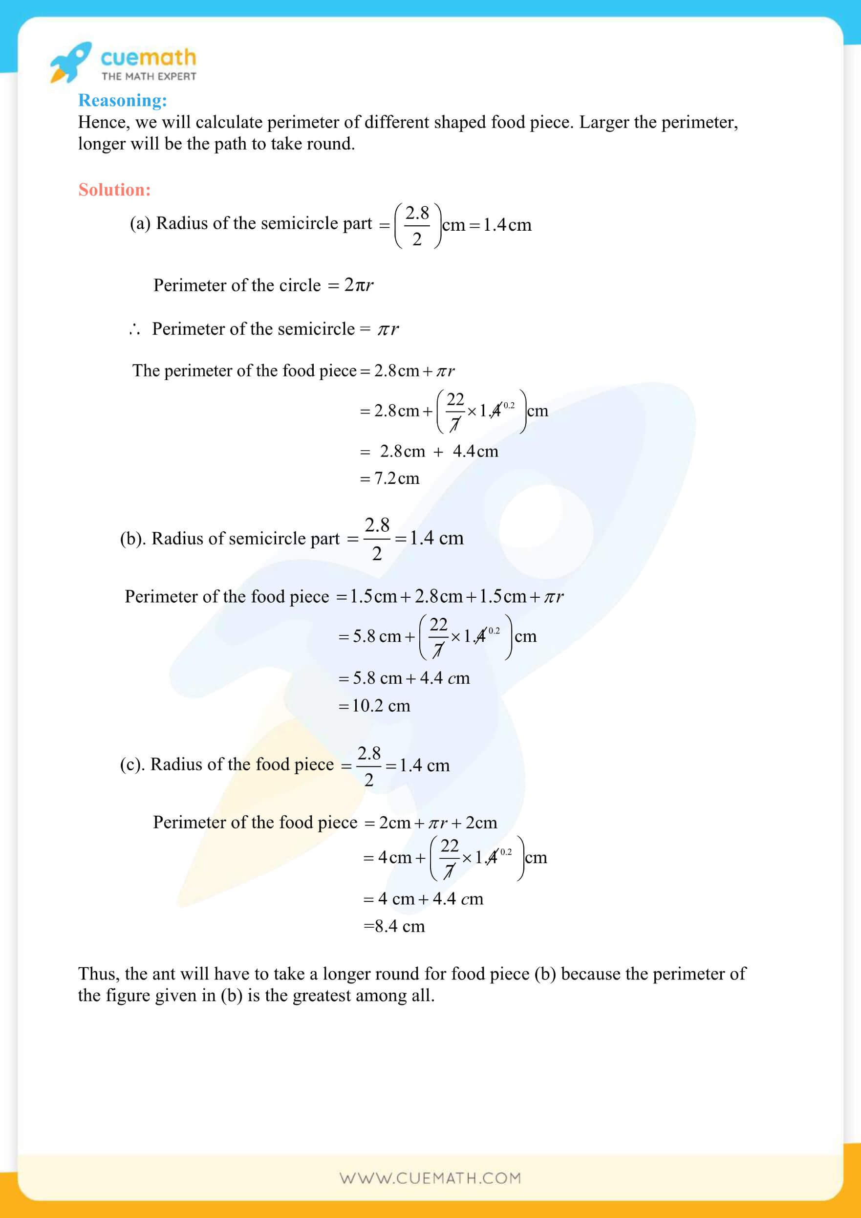 NCERT Solutions Class 8 Math Chapter 11 Exercise 11.1 6