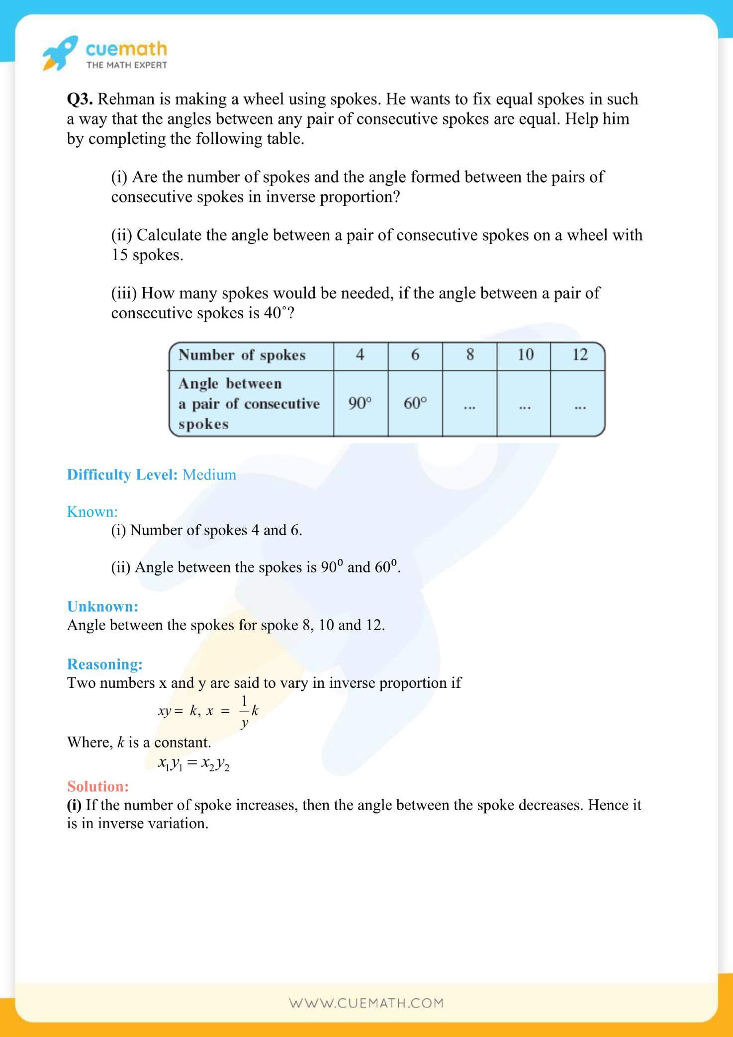 NCERT Solutions Class 8 Math Chapter 13 Direct And Inverse Proportions 14