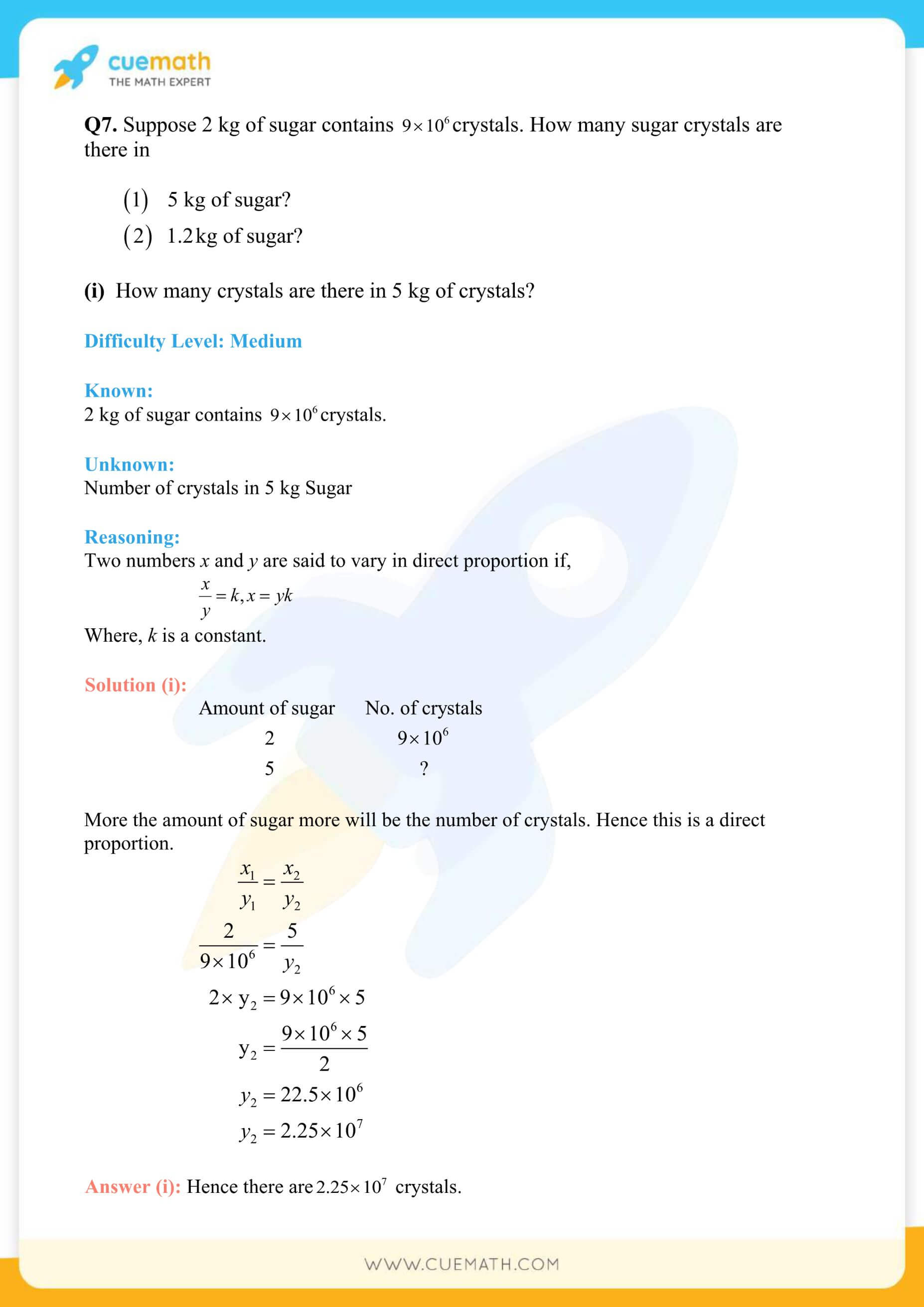 NCERT Solutions Class 8 Math Chapter 13 Direct And Inverse Proportions 7