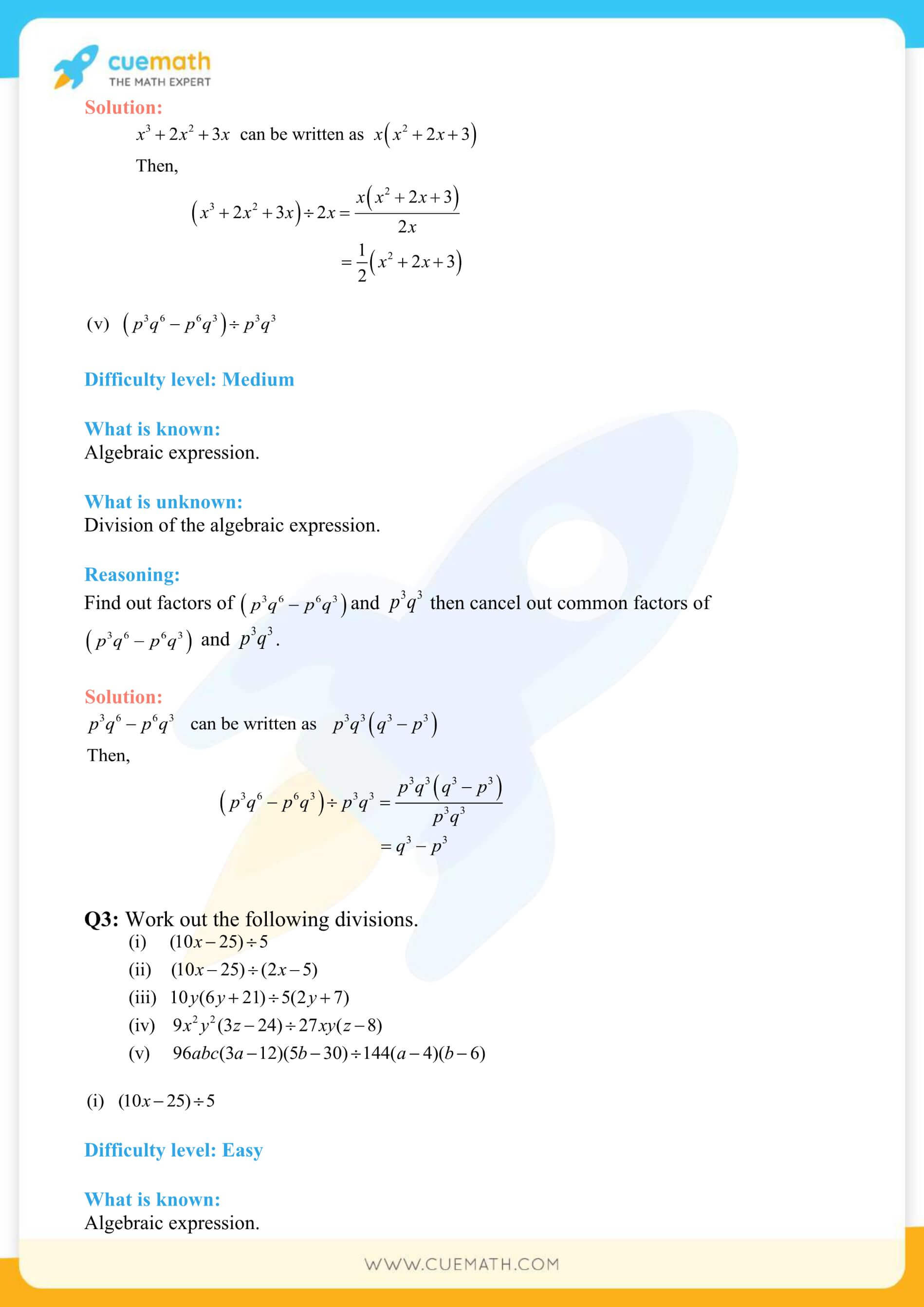 NCERT Solutions Class 8 Math Chapter 14 Factorization 18