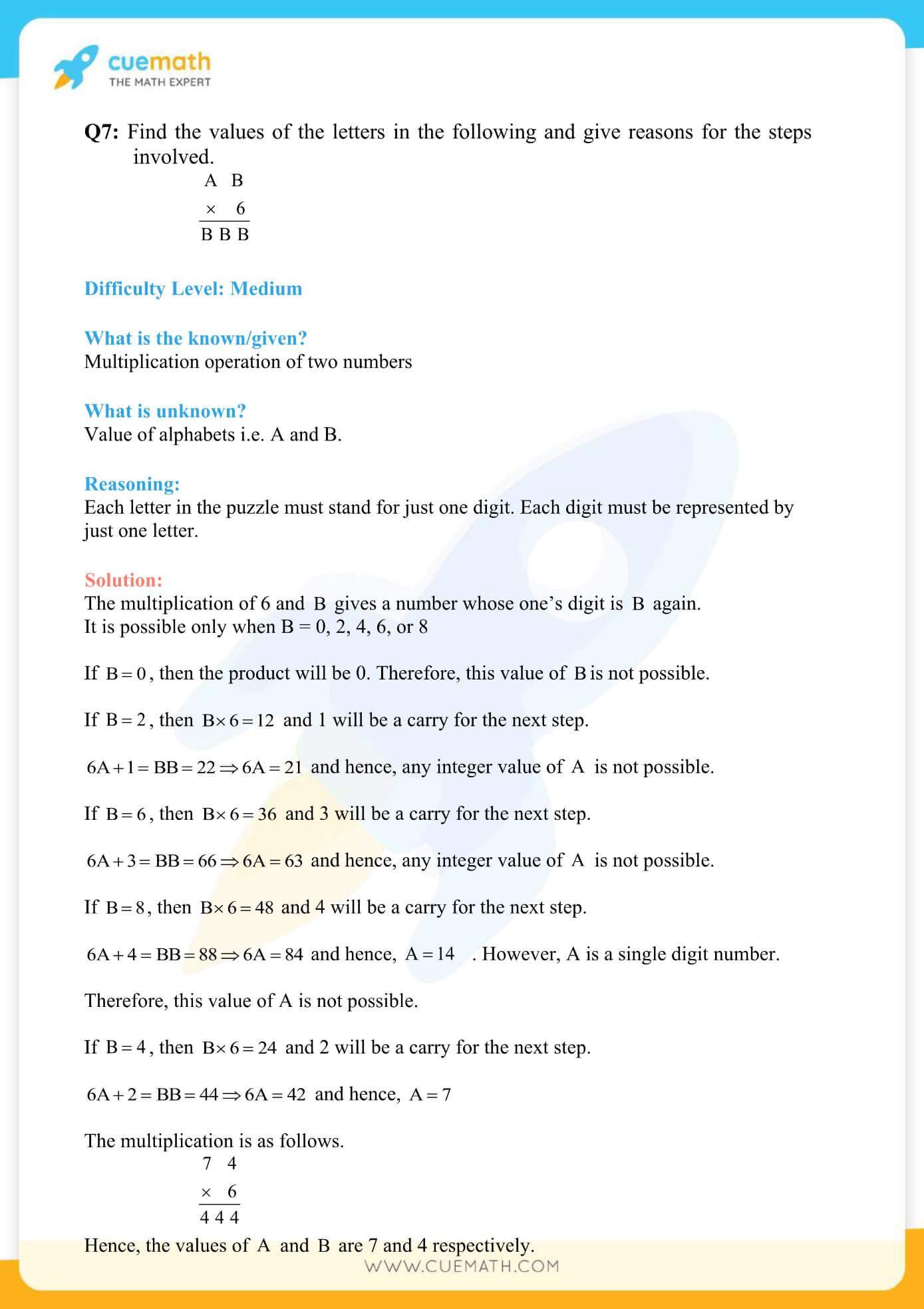 NCERT Solutions Class 8 Math Chapter 16 Playing With Numbers 6