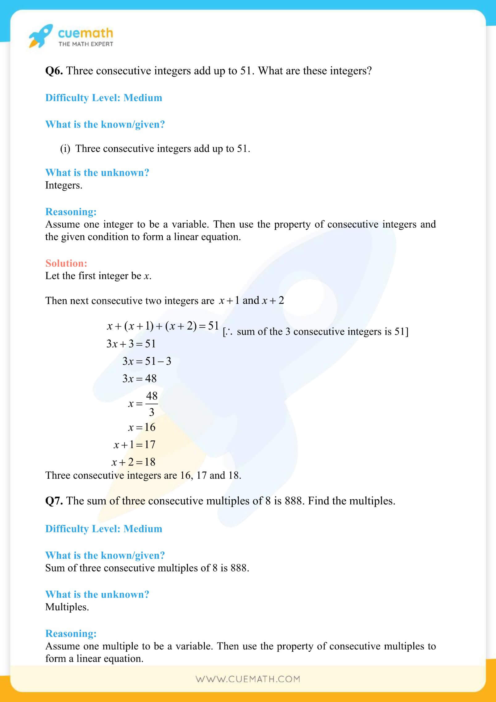 NCERT Solutions Class 8 Math Chapter 2 Linear Equations In One Variable 10