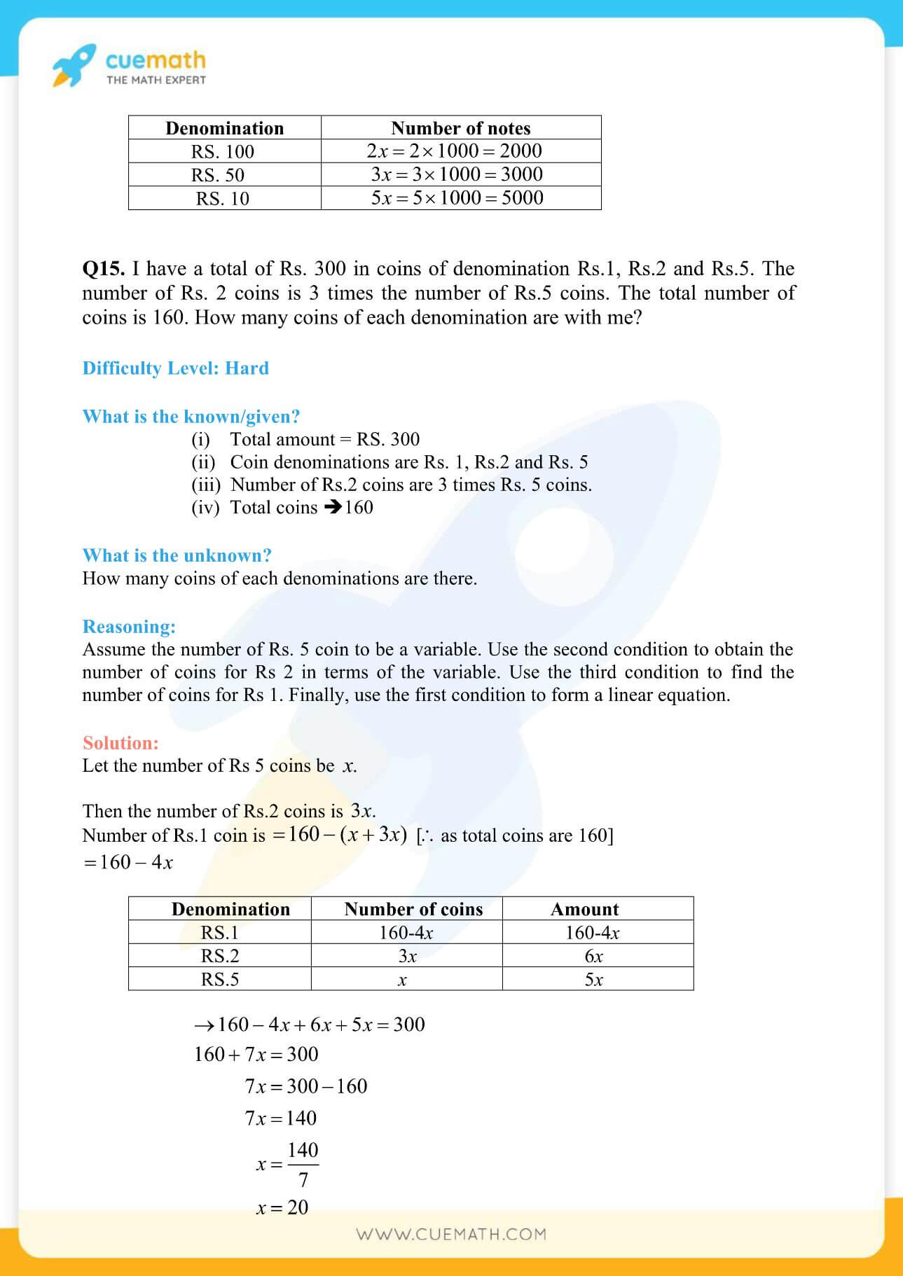 NCERT Solutions Class 8 Math Chapter 2 Linear Equations In One Variable 18