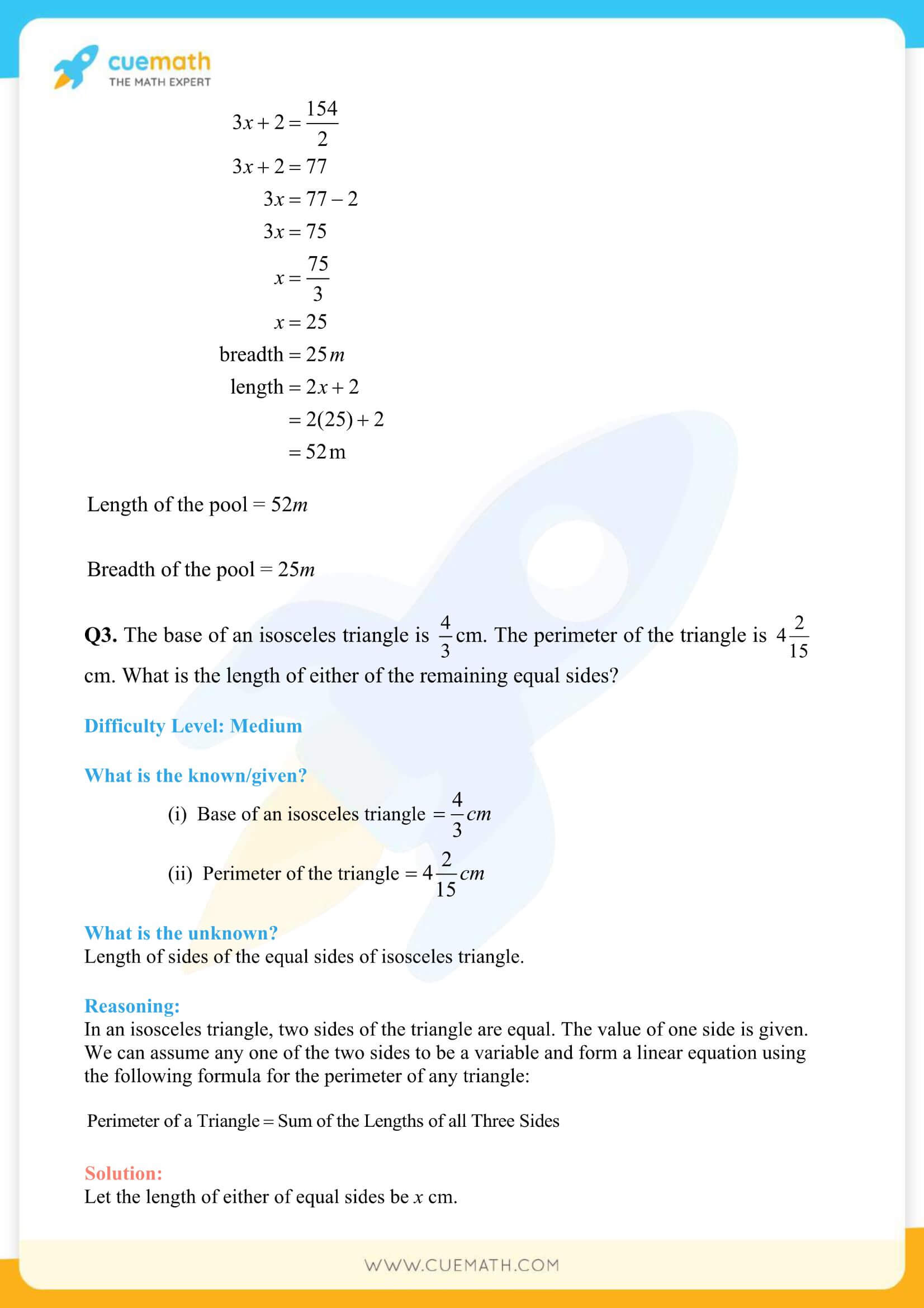 NCERT Solutions Class 8 Math Chapter 2 Linear Equations In One Variable 7