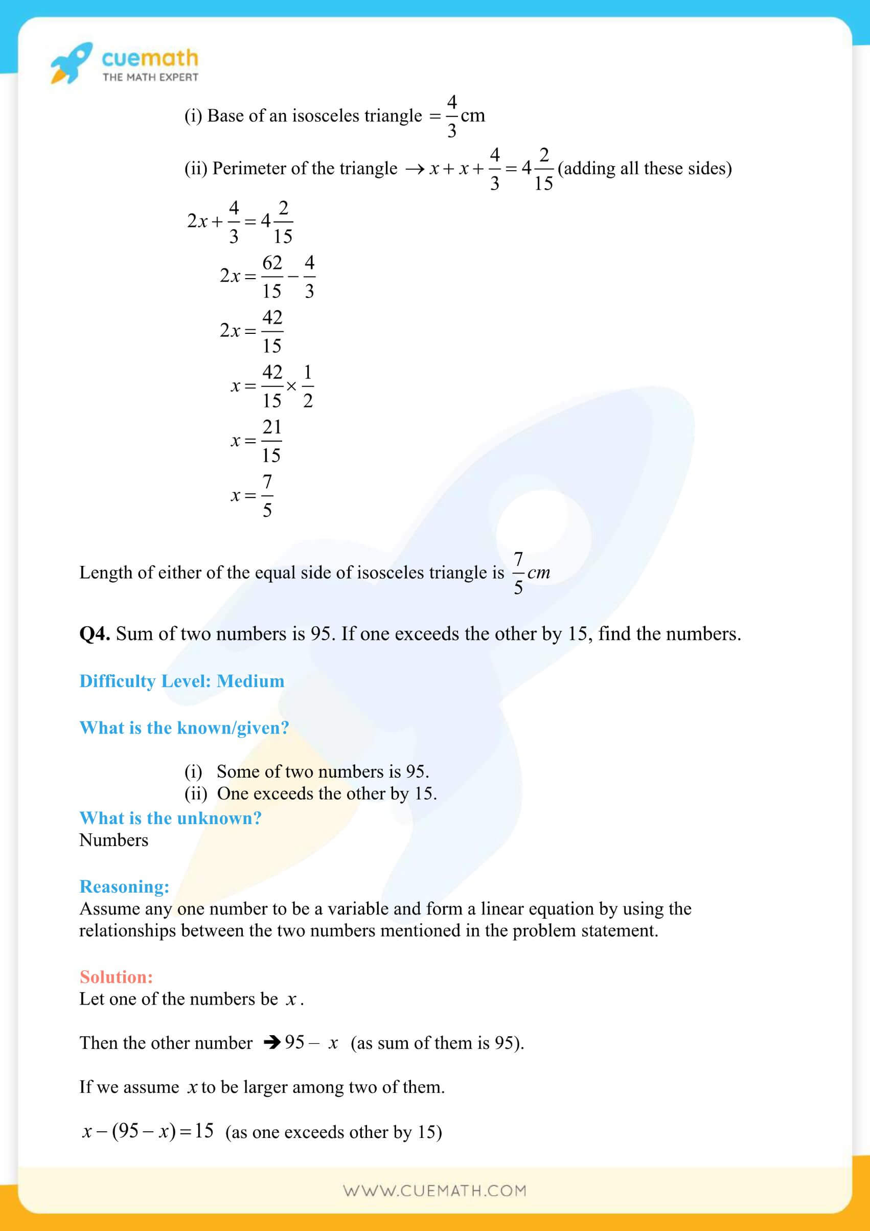 NCERT Solutions Class 8 Math Chapter 2 Linear Equations In One Variable 8