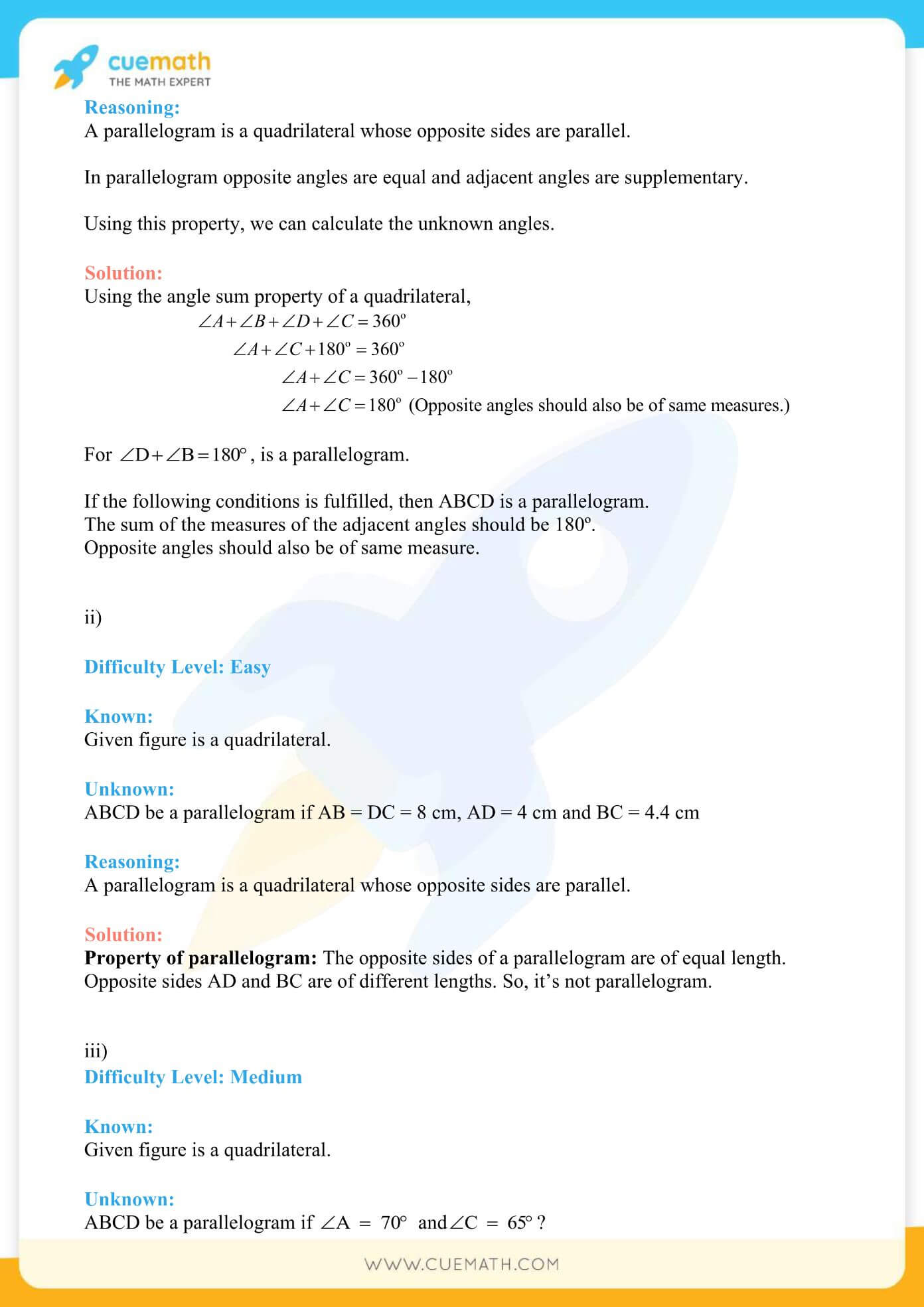 NCERT Solutions Class 8 Math Chapter 3 Understanding Quadrilaterals 26