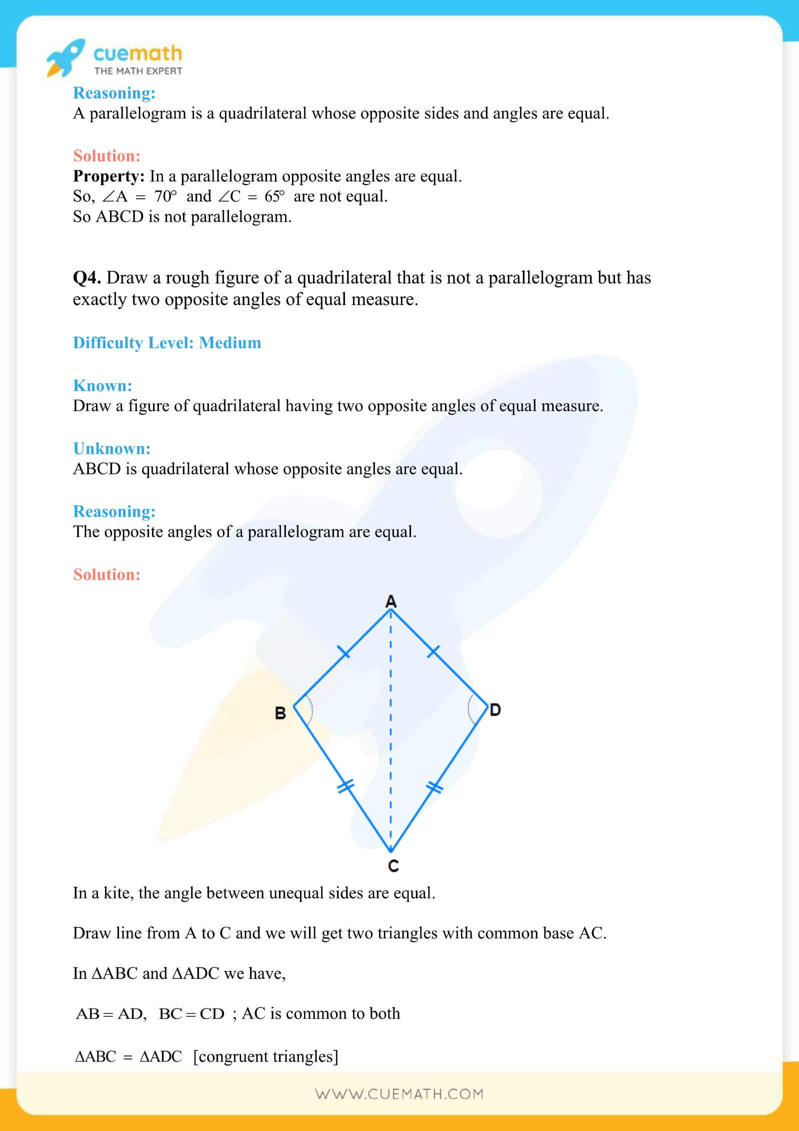 NCERT Solutions Class 8 Math Chapter 3 Understanding Quadrilaterals 27