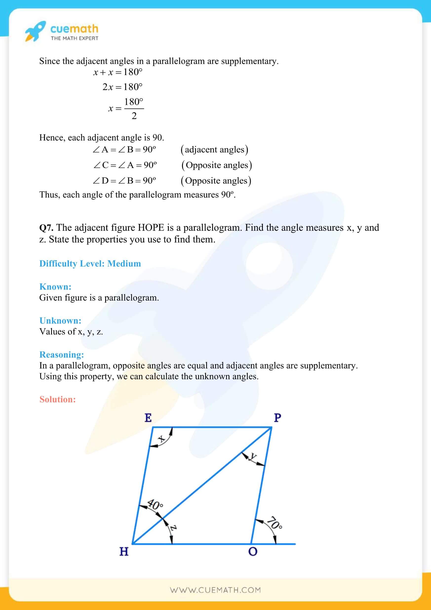 NCERT Solutions Class 8 Math Chapter 3 Understanding Quadrilaterals 30