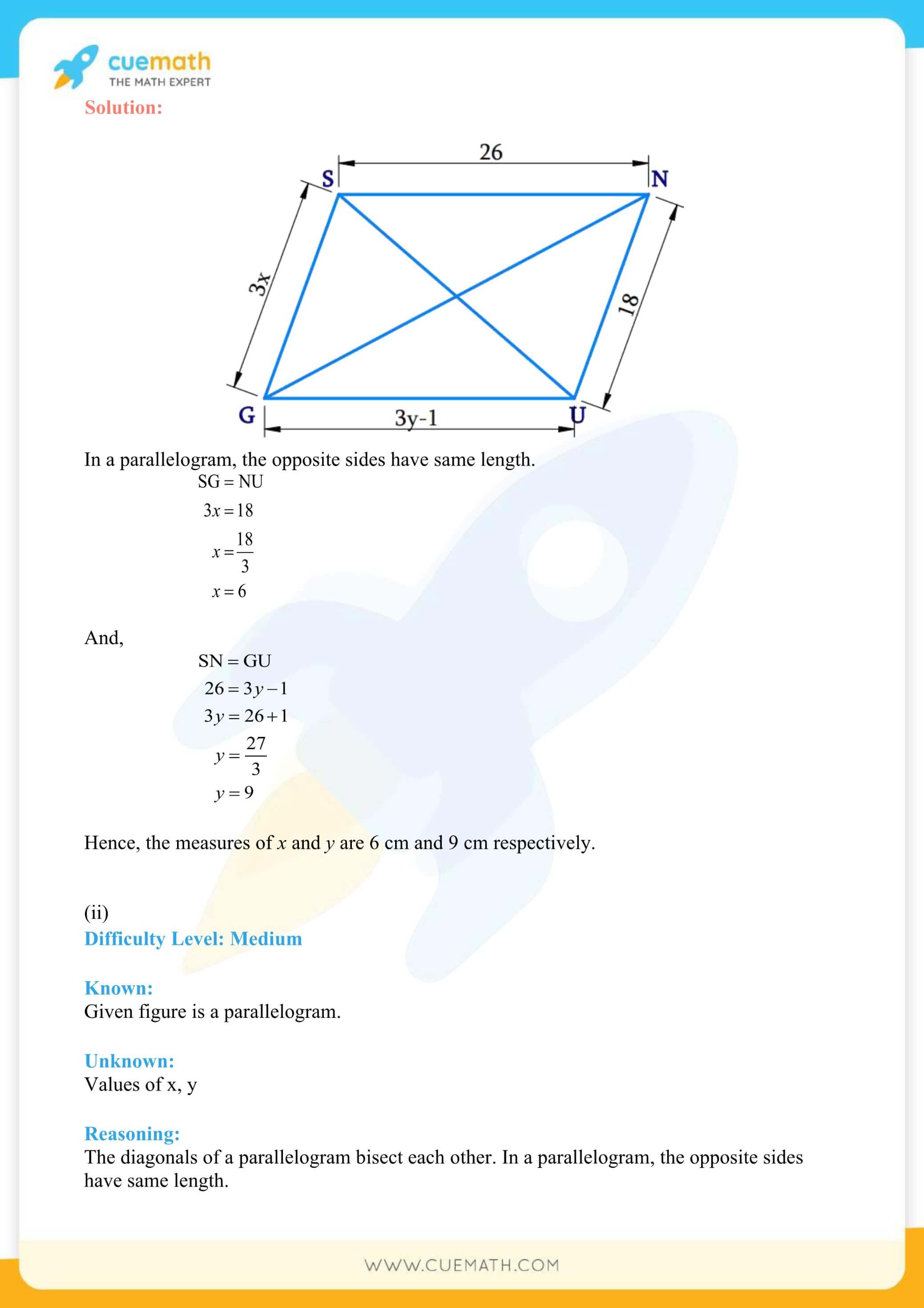 NCERT Solutions Class 8 Math Chapter 3 Exercise 3.3 32