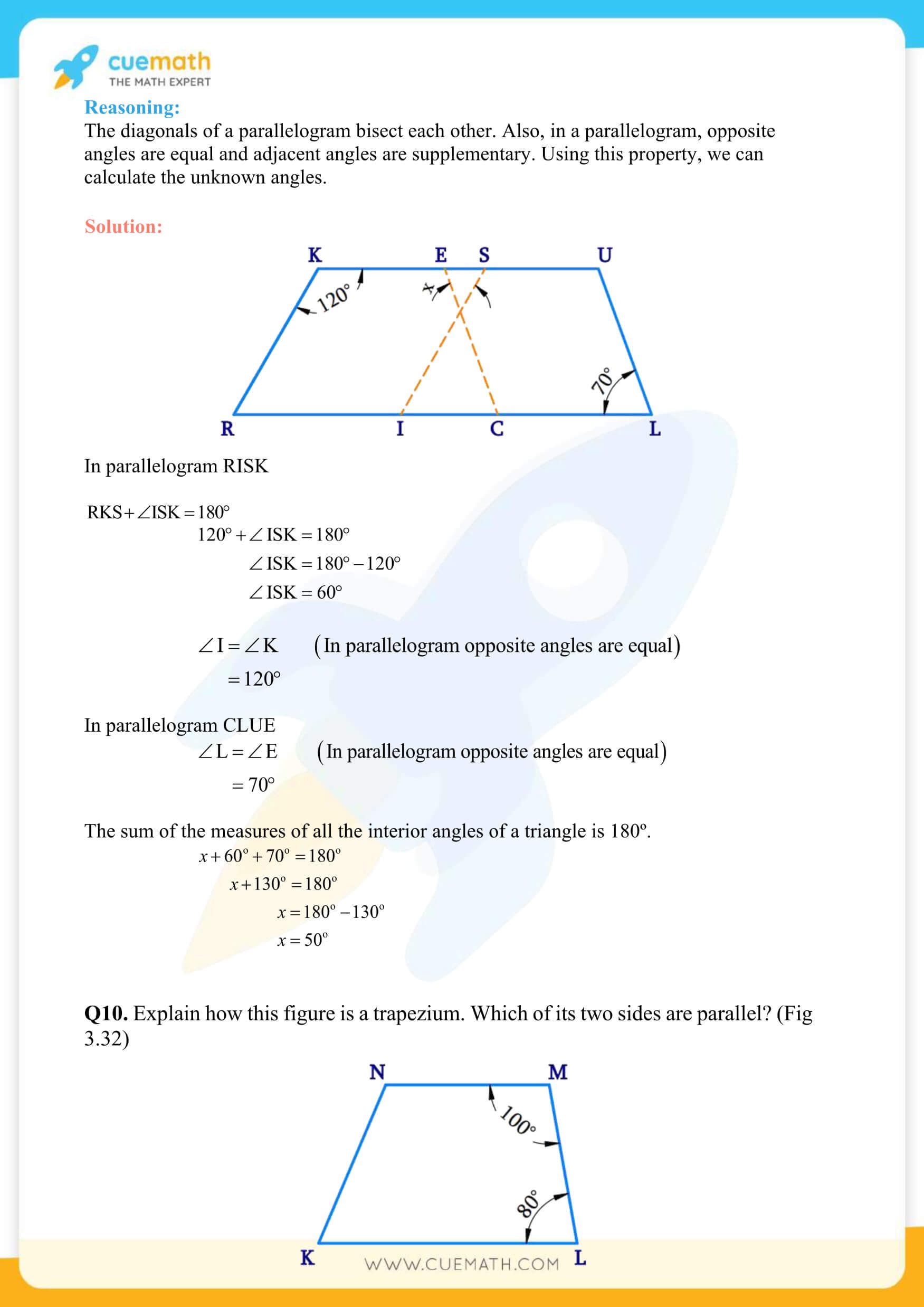NCERT Solutions Class 8 Math Chapter 3 Understanding Quadrilaterals 34
