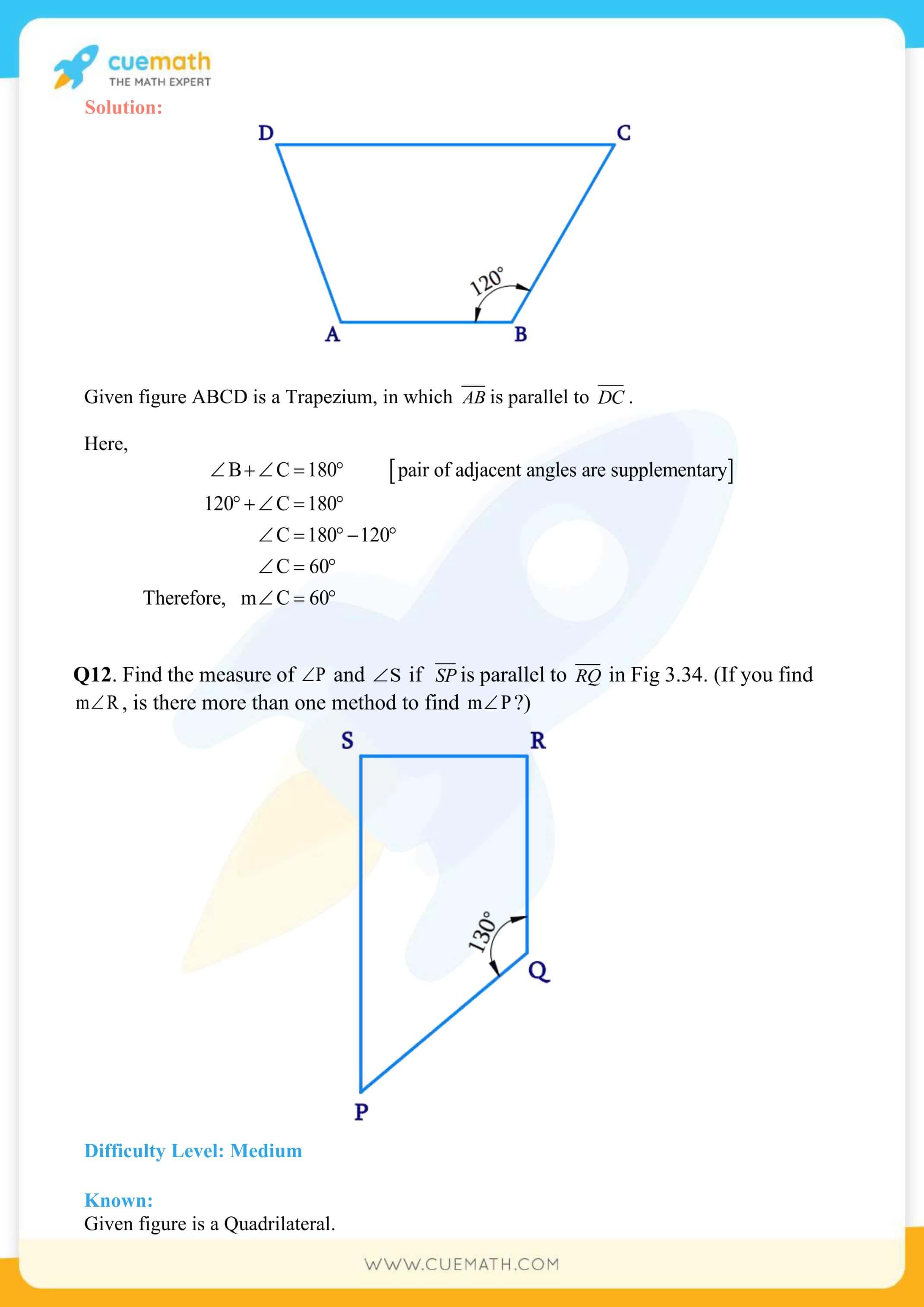NCERT Solutions Class 8 Math Chapter 3 Exercise 3.3 36