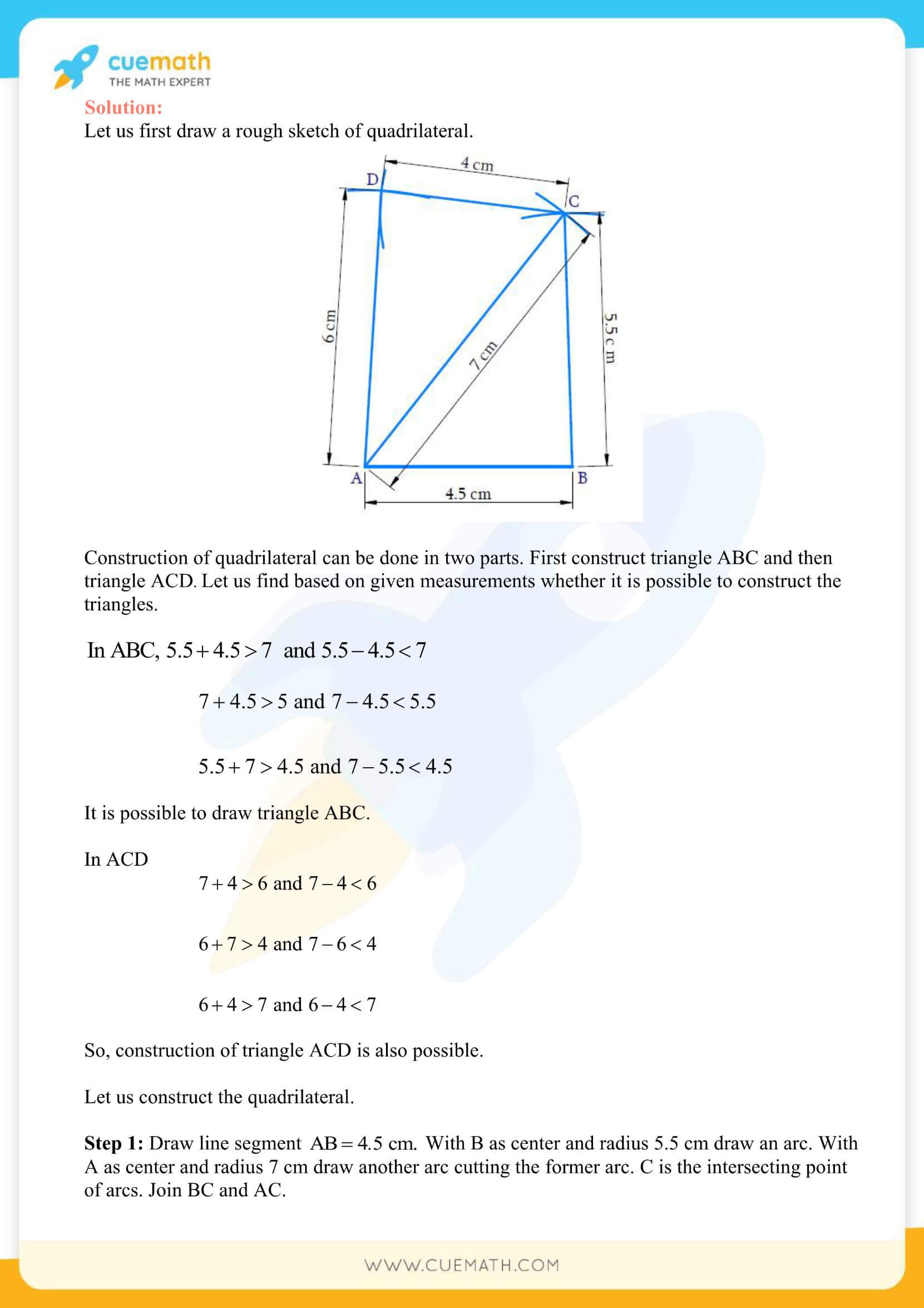 NCERT Solutions Class 8 Math Chapter 4 Practical Geometry 2