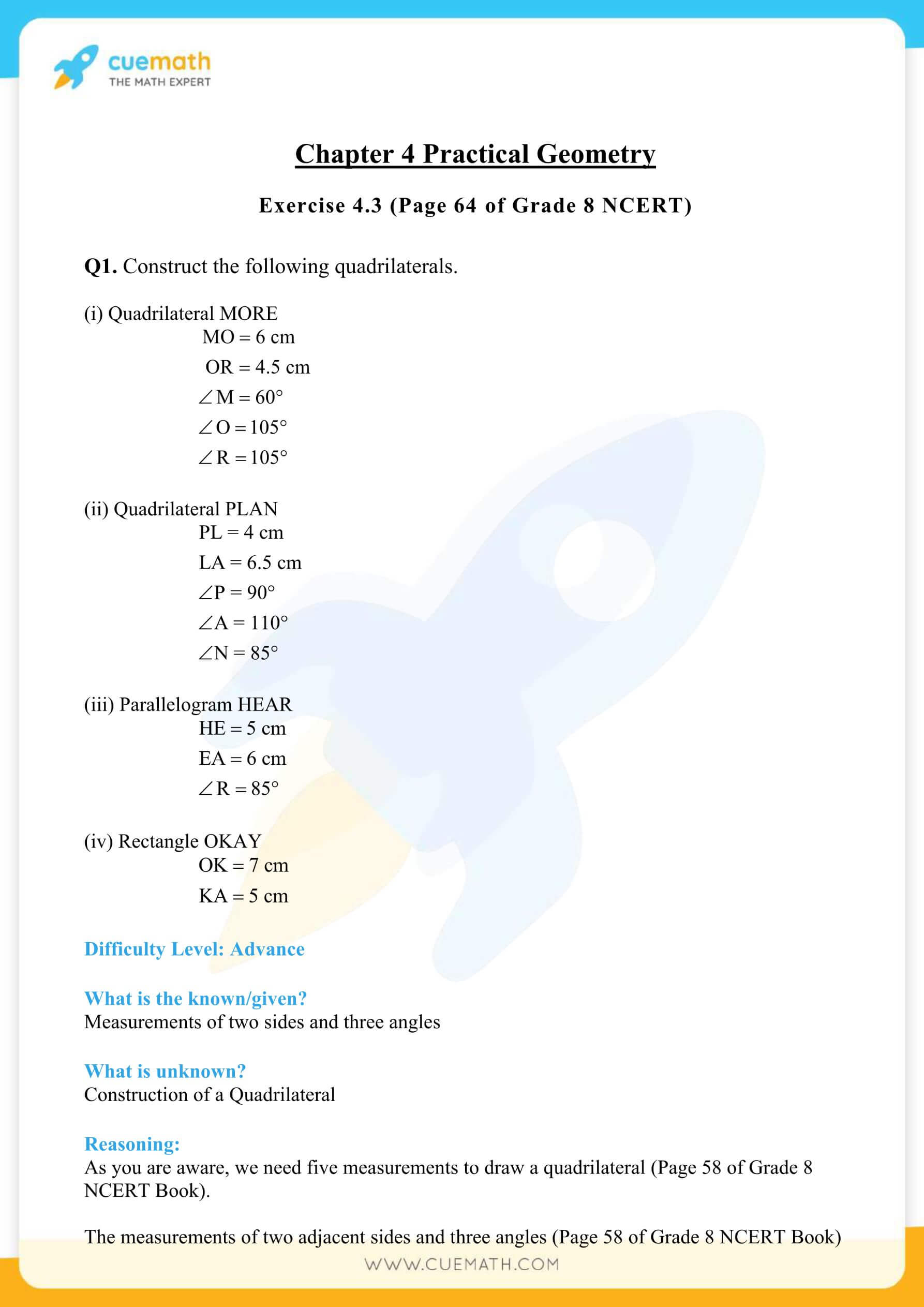 NCERT Solutions Class 8 Math Chapter 4 Exercise 4.3 6