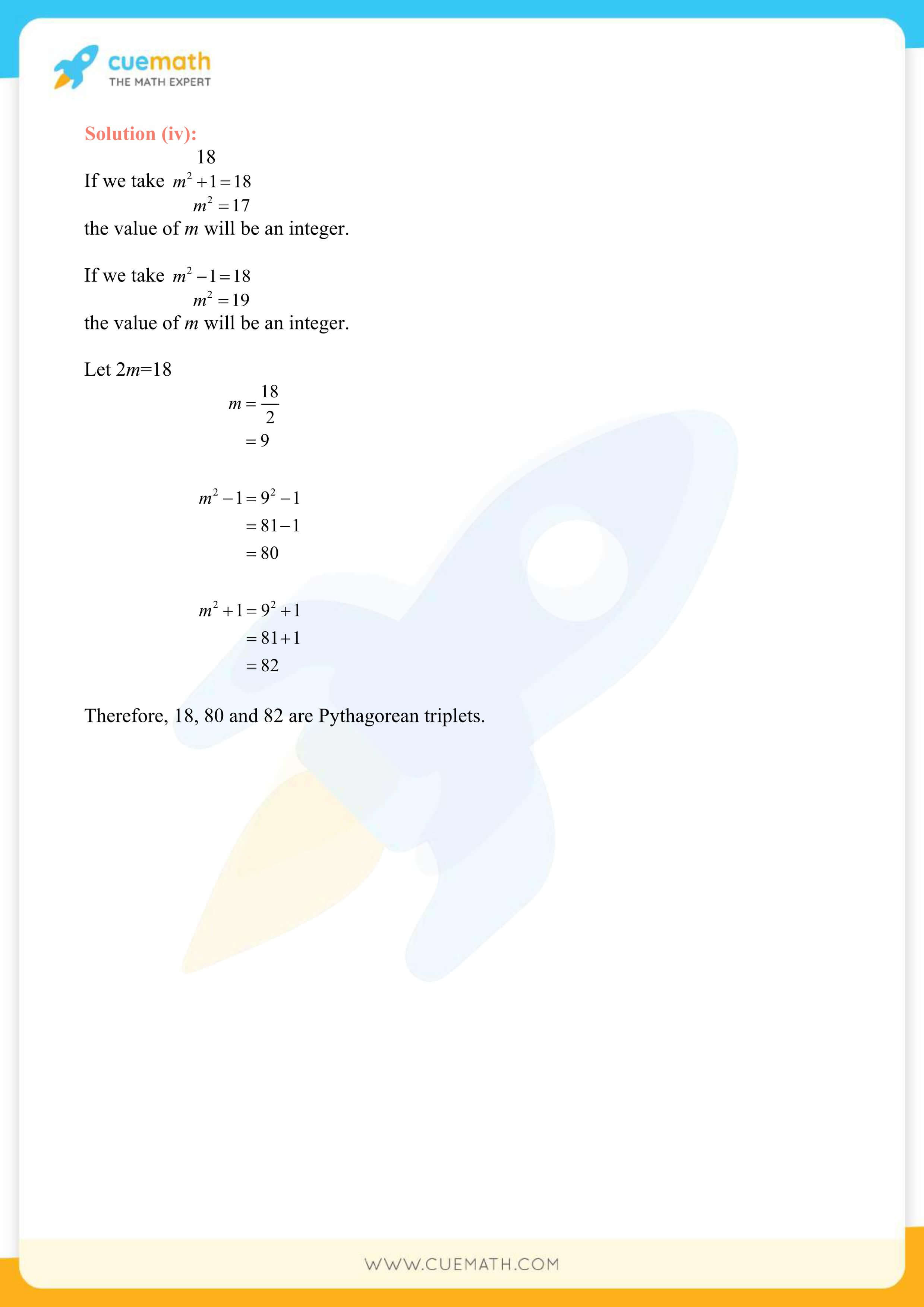 NCERT Solutions Class 8 Math Chapter 6 Squares And Square Roots 12