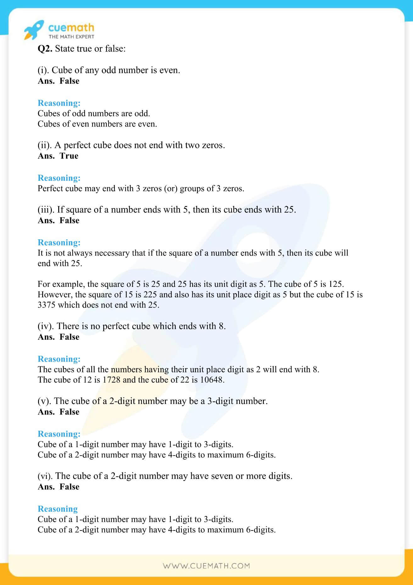 NCERT Solutions Class 8 Math Chapter 7 Cubes And Cube Roots 19