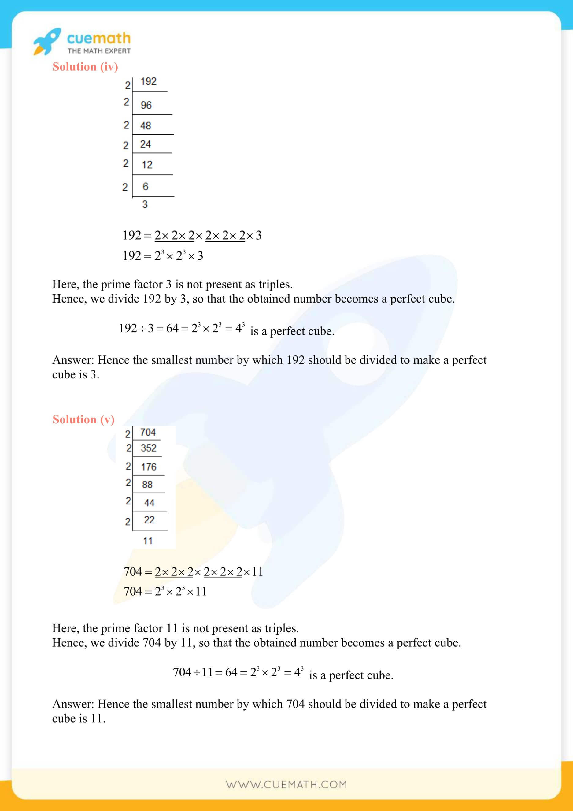 NCERT Solutions Class 8 Math Chapter 7 Cubes And Cube Roots 9