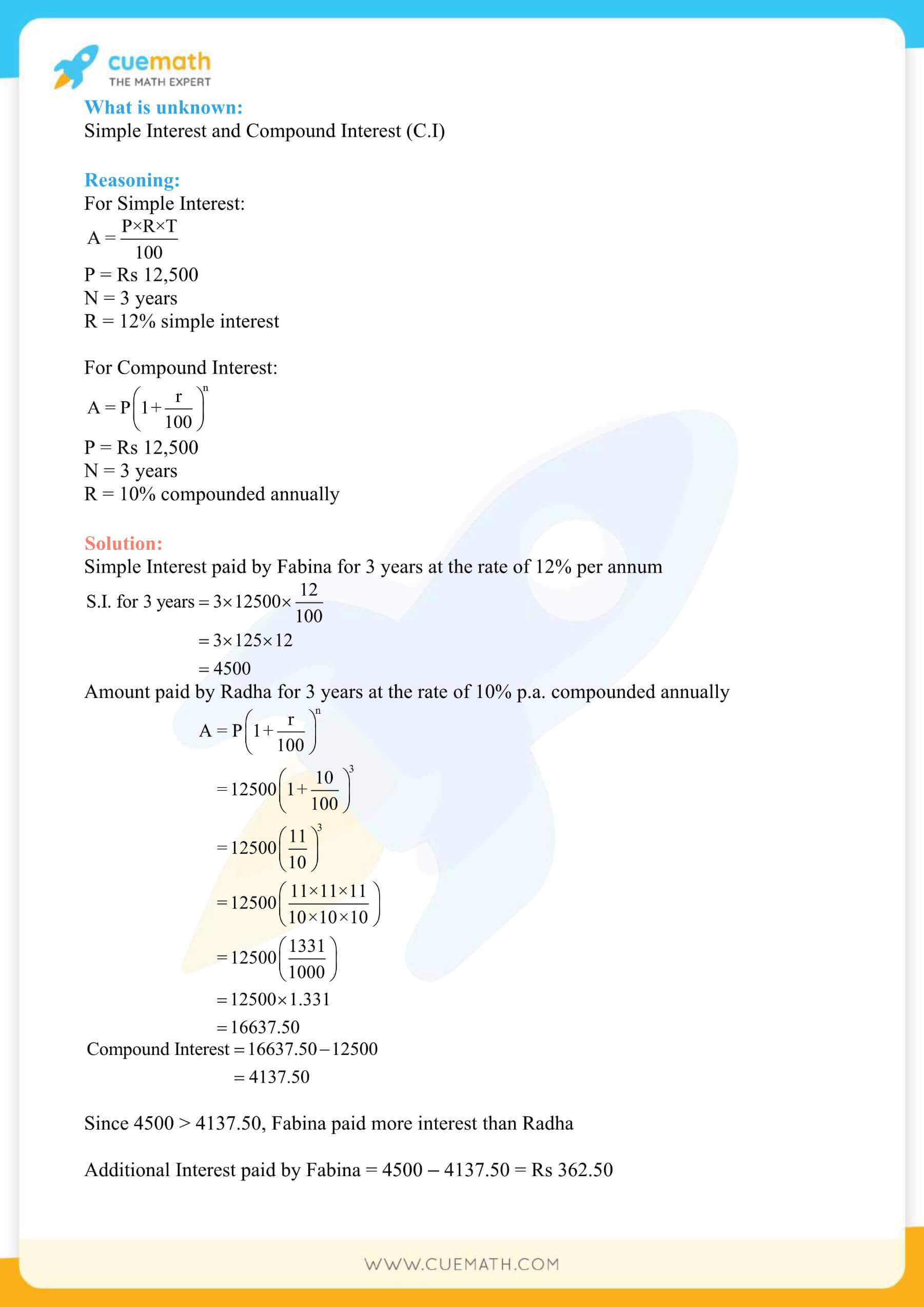 NCERT Solutions Class 8 Math Chapter 8 Comparing Quantities 21