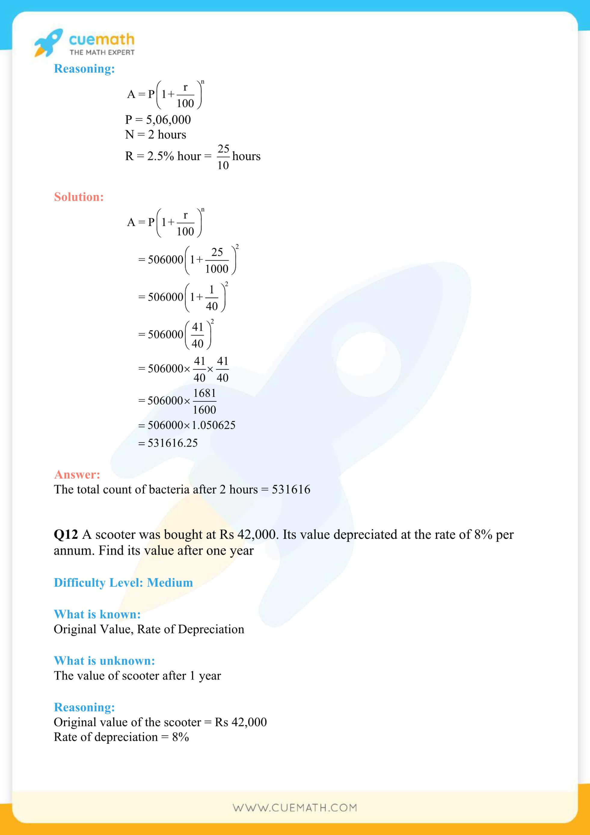 NCERT Solutions Class 8 Math Chapter 8 Comparing Quantities 31