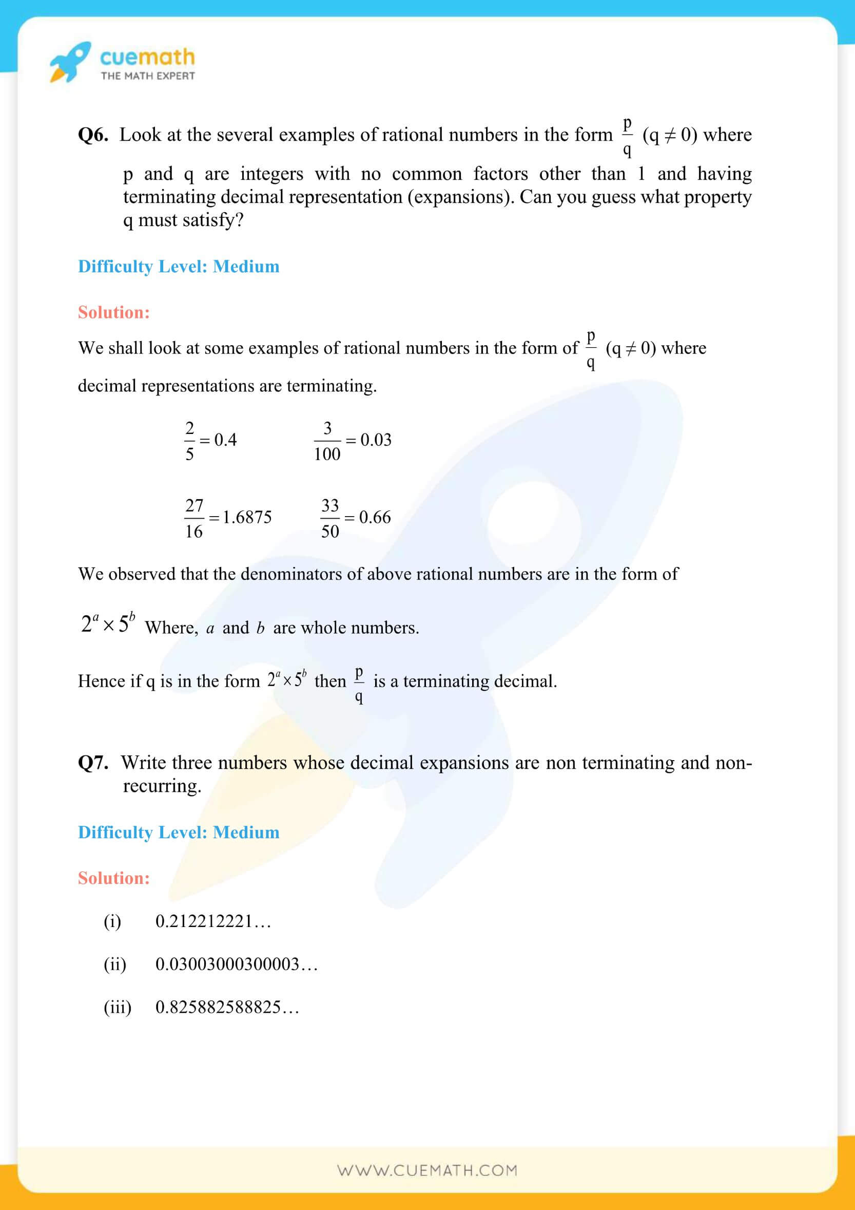 NCERT Solutions Class 9 Math Chapter 1 Number System 12
