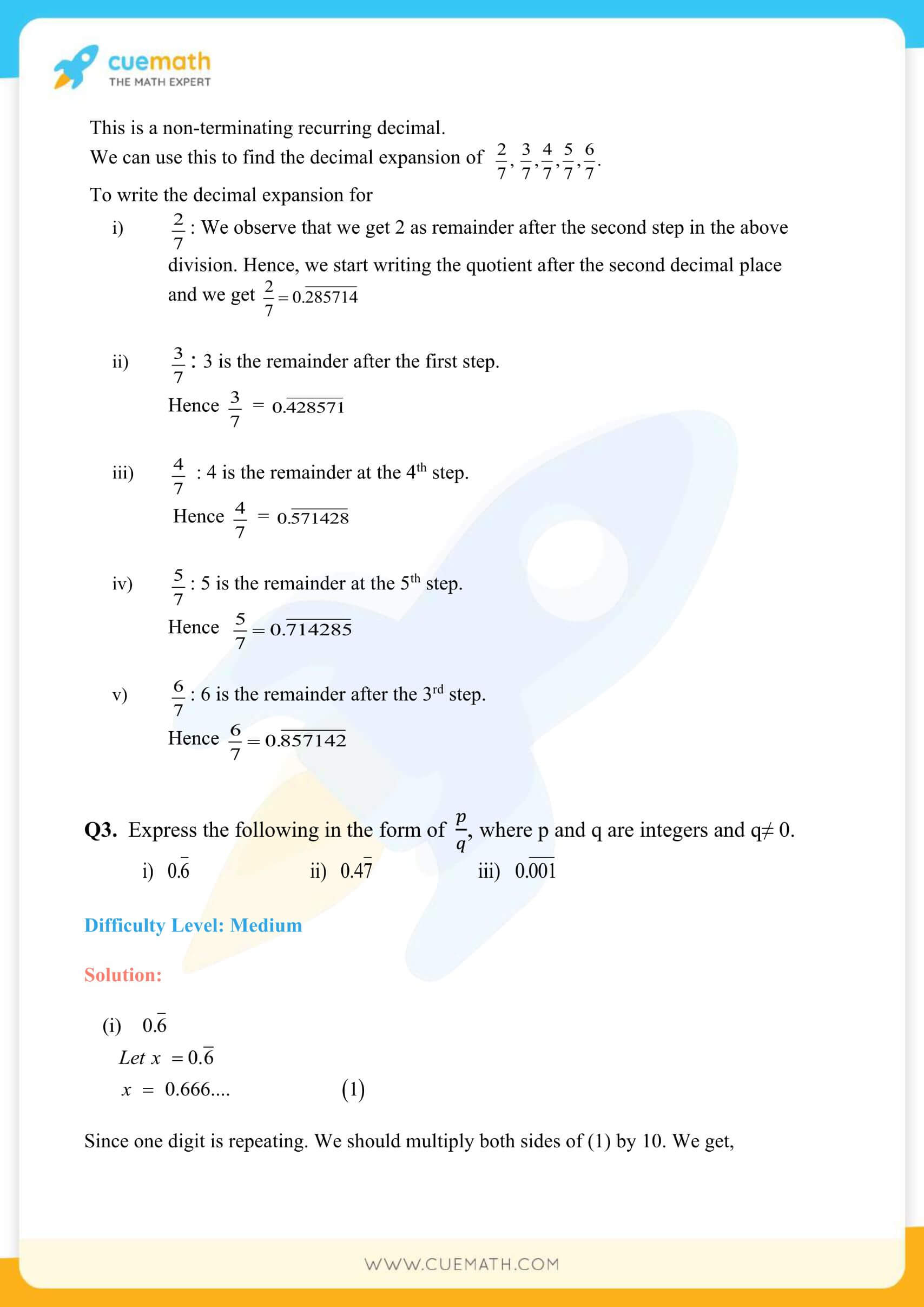 NCERT Solutions Class 9 Math Chapter 1 Exercise 1.3 8