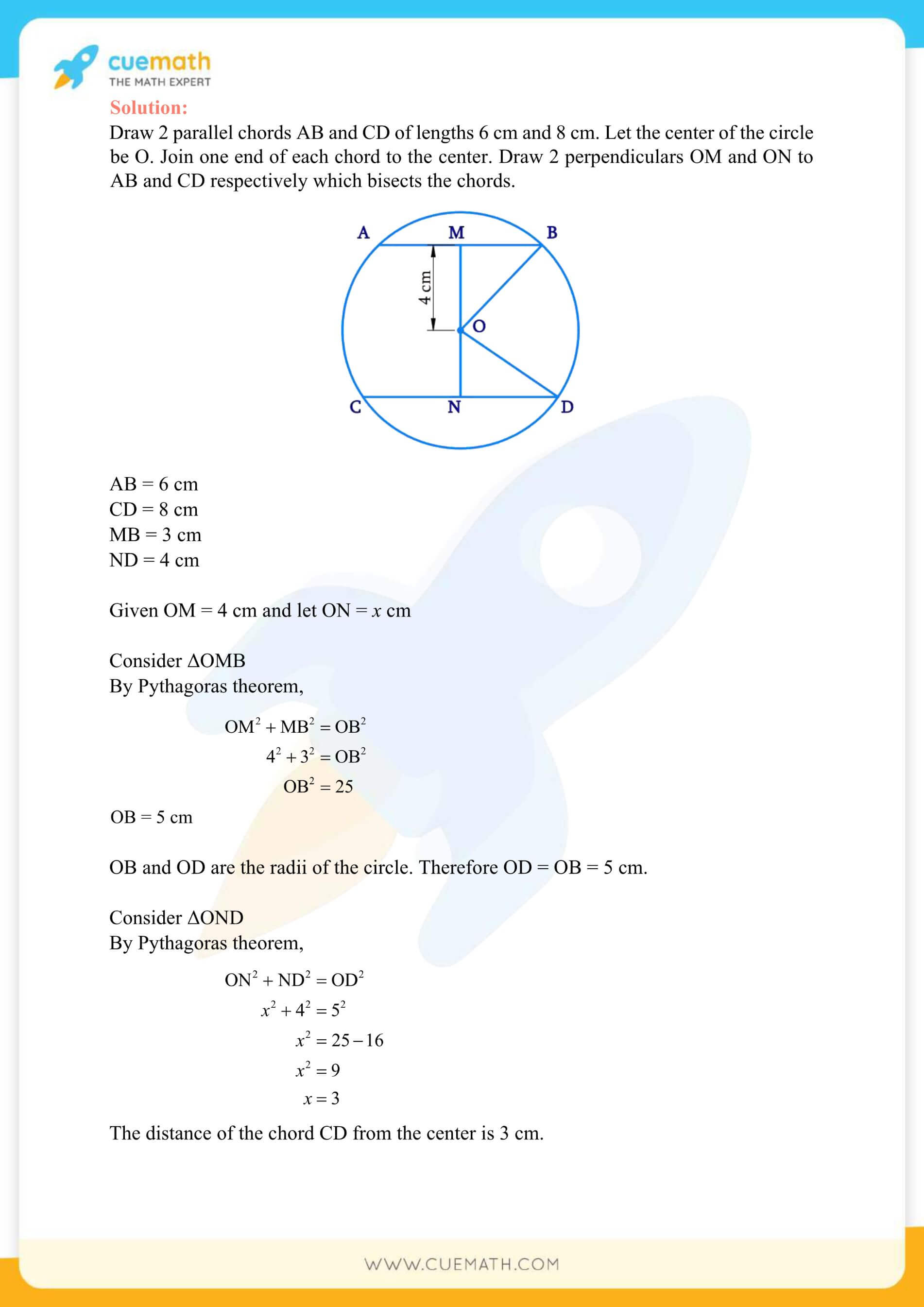 NCERT Solutions Class 9 Math Chapter 10 Circles 36