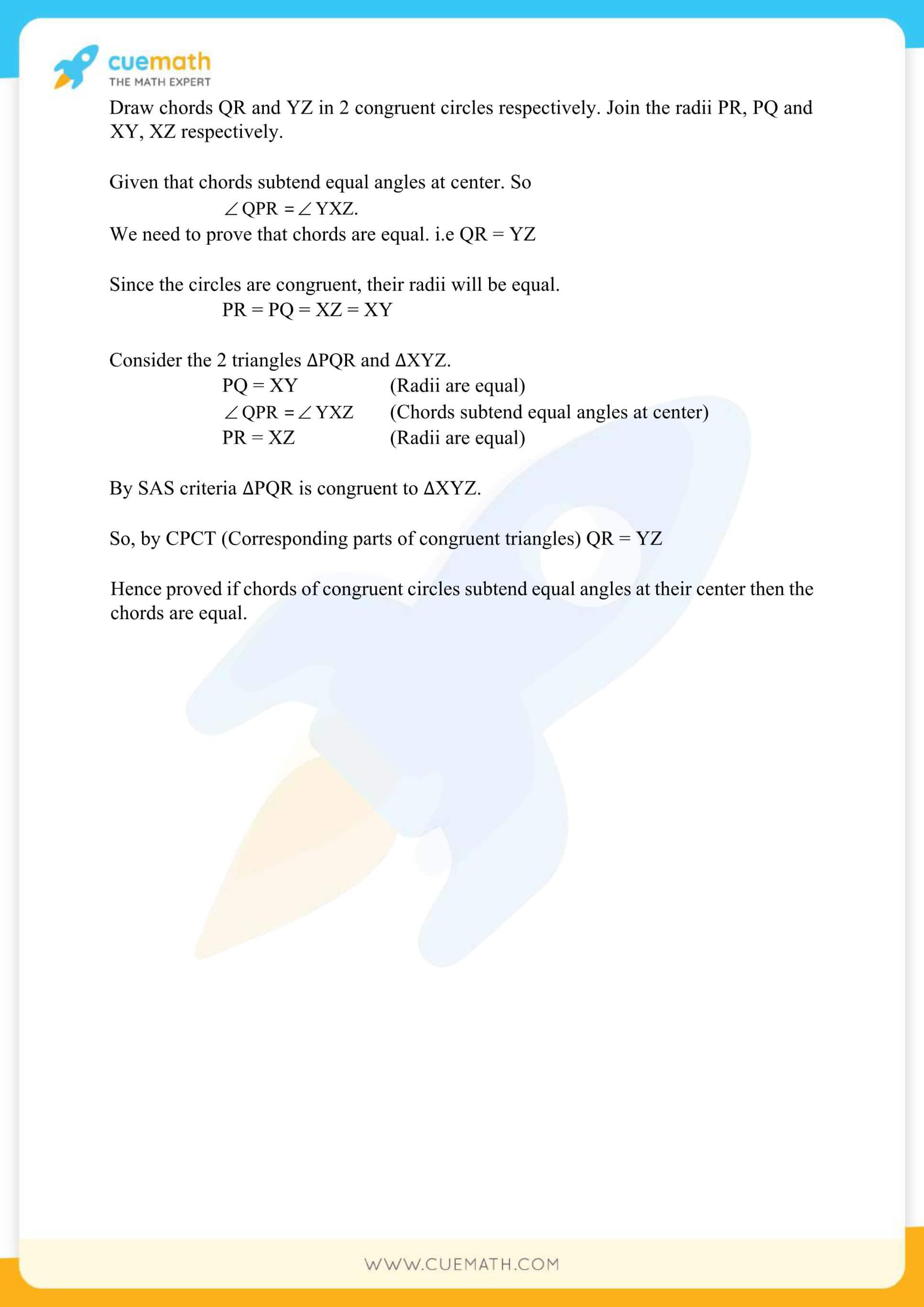 NCERT Solutions Class 9 Math Chapter 10 Circles 7