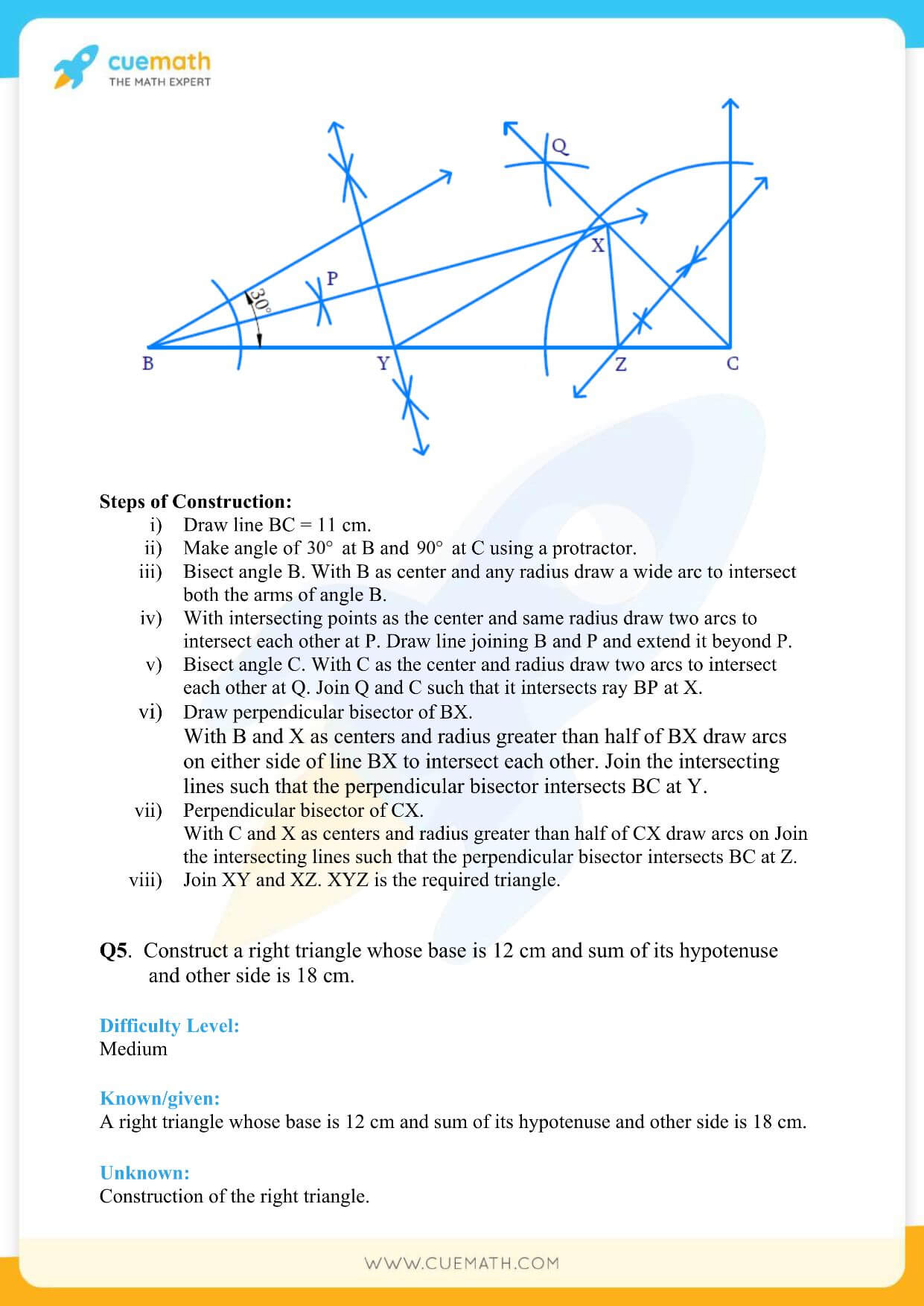 NCERT Solutions Class 9 Math Chapter 11 Constructions 13