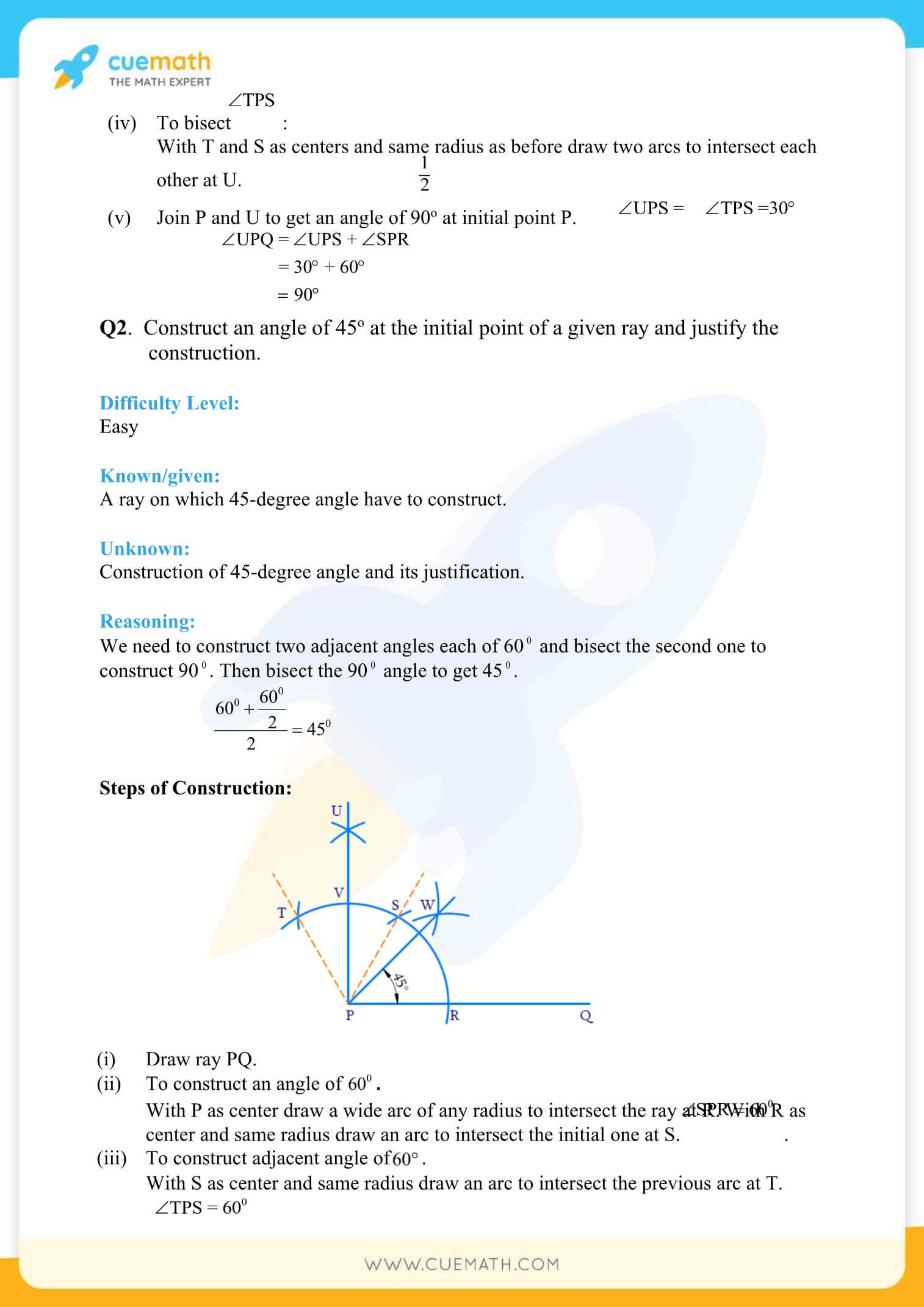NCERT Solutions Class 9 Math Chapter 11 Exercise 11.1 2