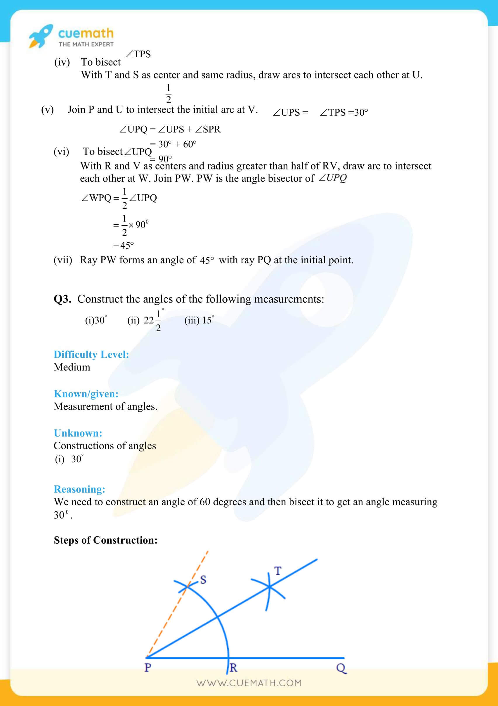 NCERT Solutions Class 9 Math Chapter 11 Exercise 11.1 3