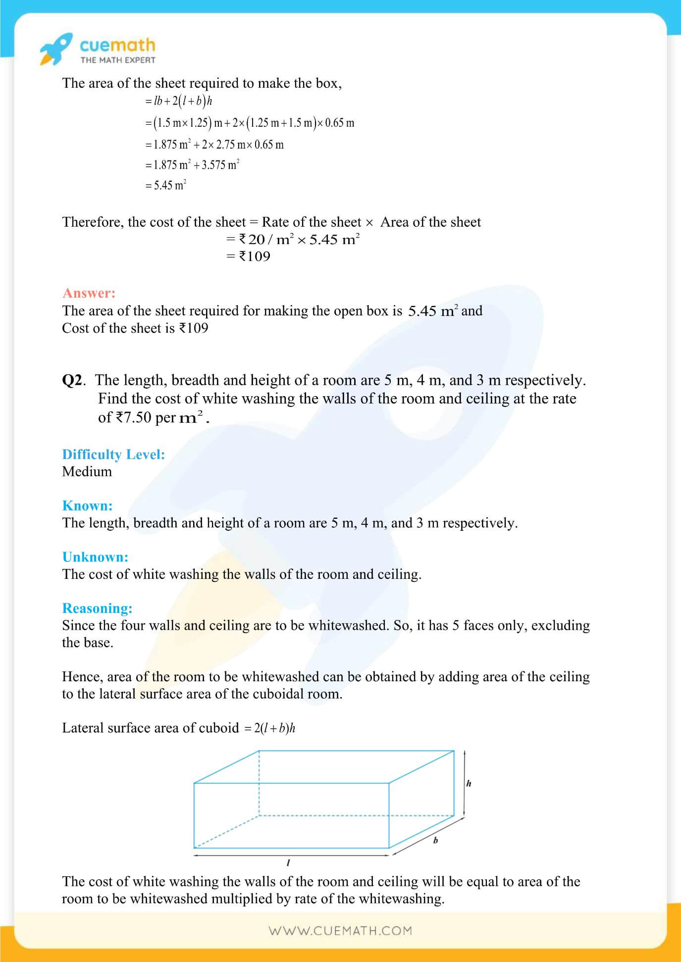 NCERT Solutions Class 9 Math Chapter 13 Surface Area And Volumes 2
