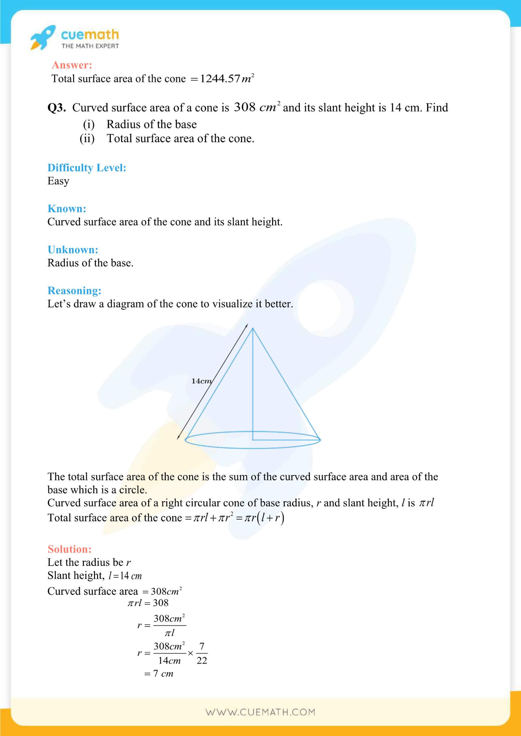 NCERT Solutions Class 9 Math Chapter 13 Exercise 13.3 28